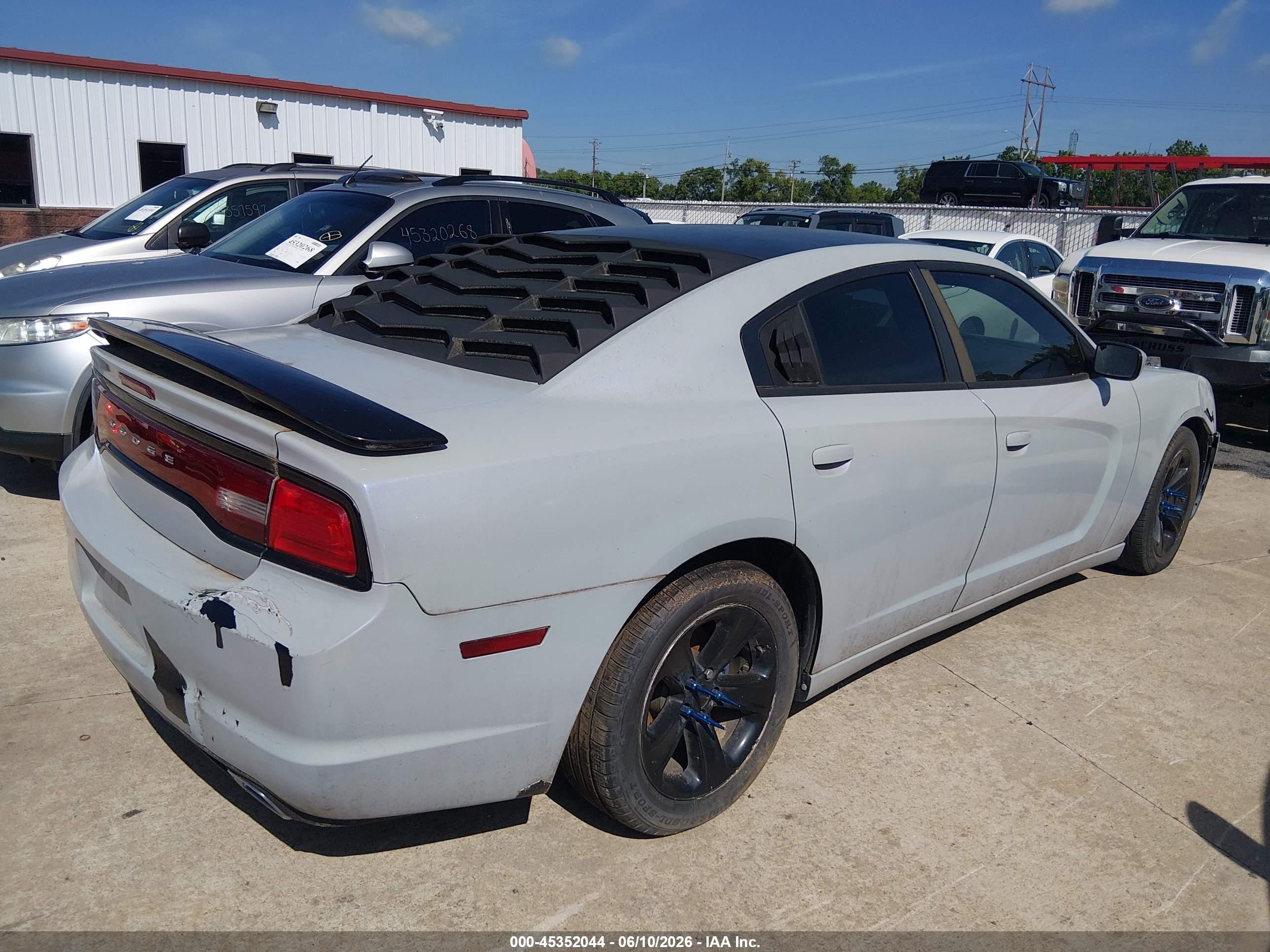 2012 Dodge Charger Se Gray vin: 2C3CDXBG5CH301209