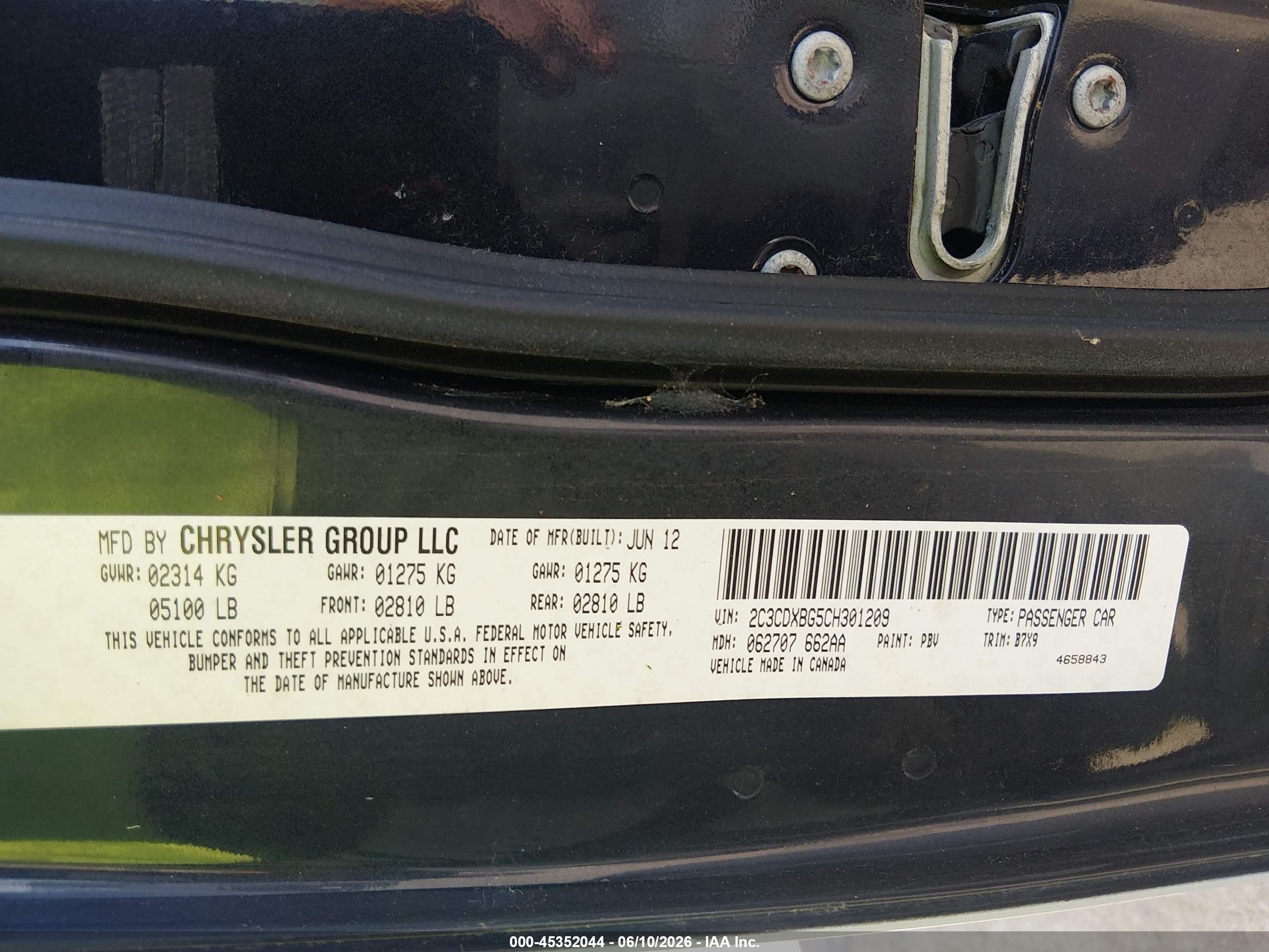 2012 Dodge Charger Se Gray vin: 2C3CDXBG5CH301209
