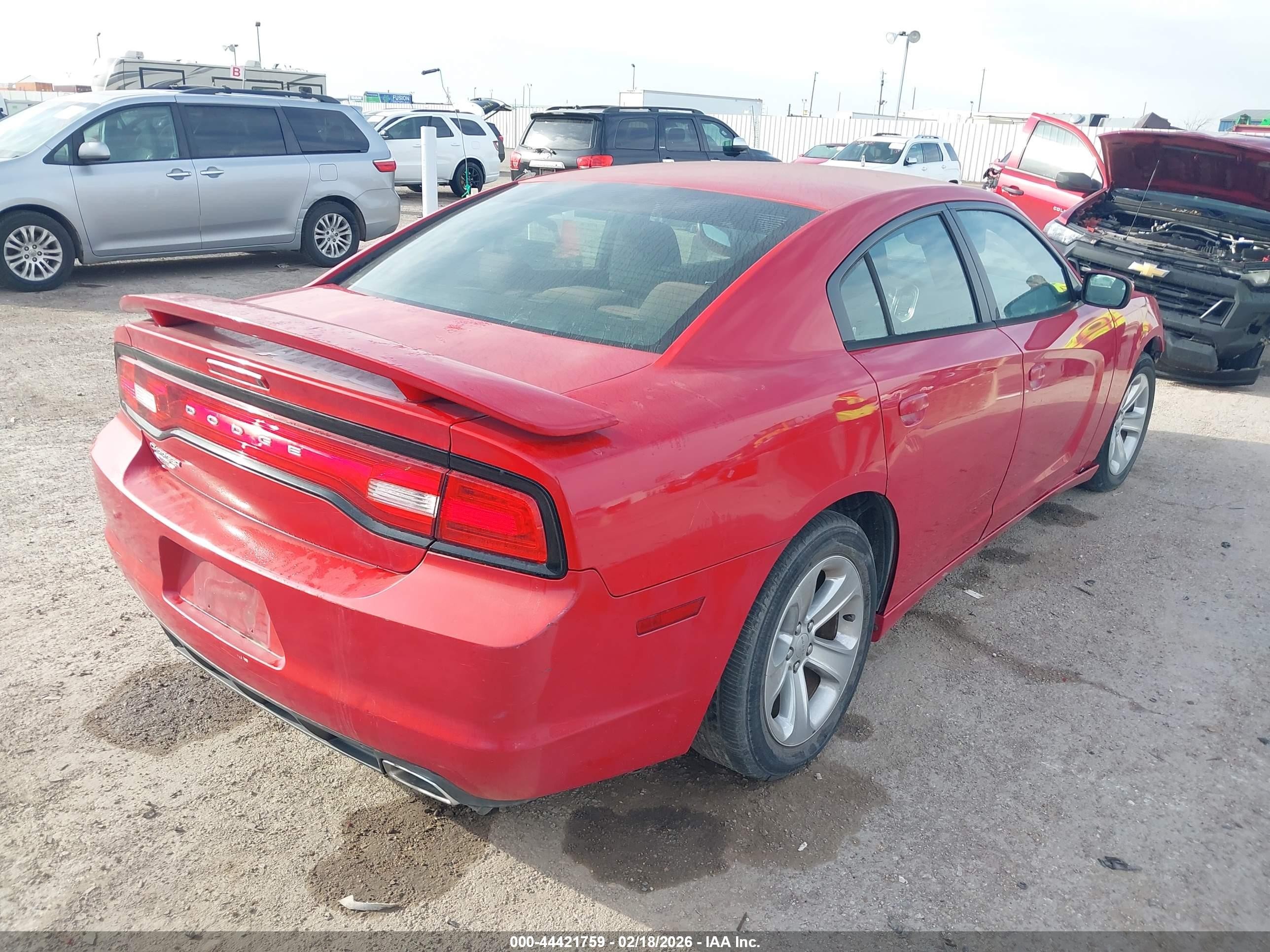 2013 Dodge Charger Se Red vin: 2C3CDXBG5DH503260