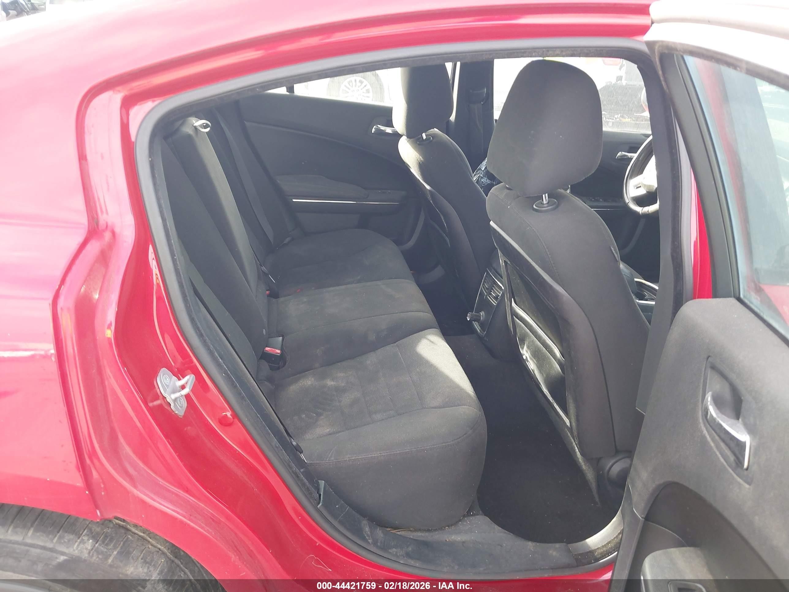 2013 Dodge Charger Se Red vin: 2C3CDXBG5DH503260