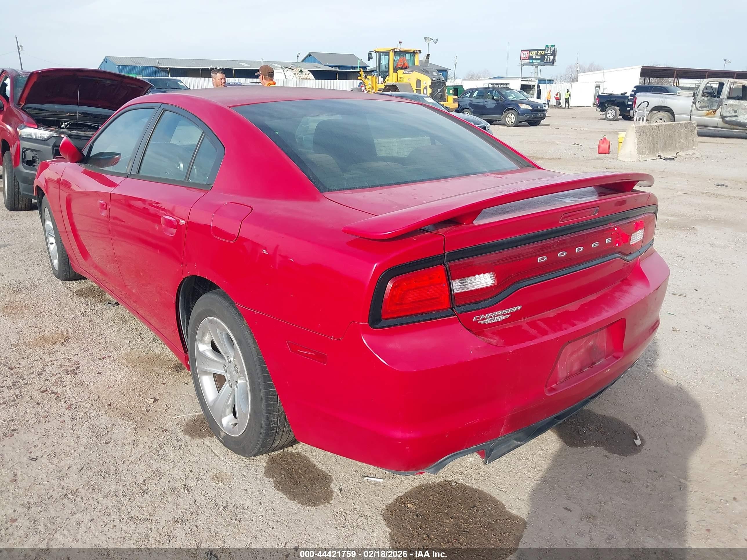 2013 Dodge Charger Se Red vin: 2C3CDXBG5DH503260