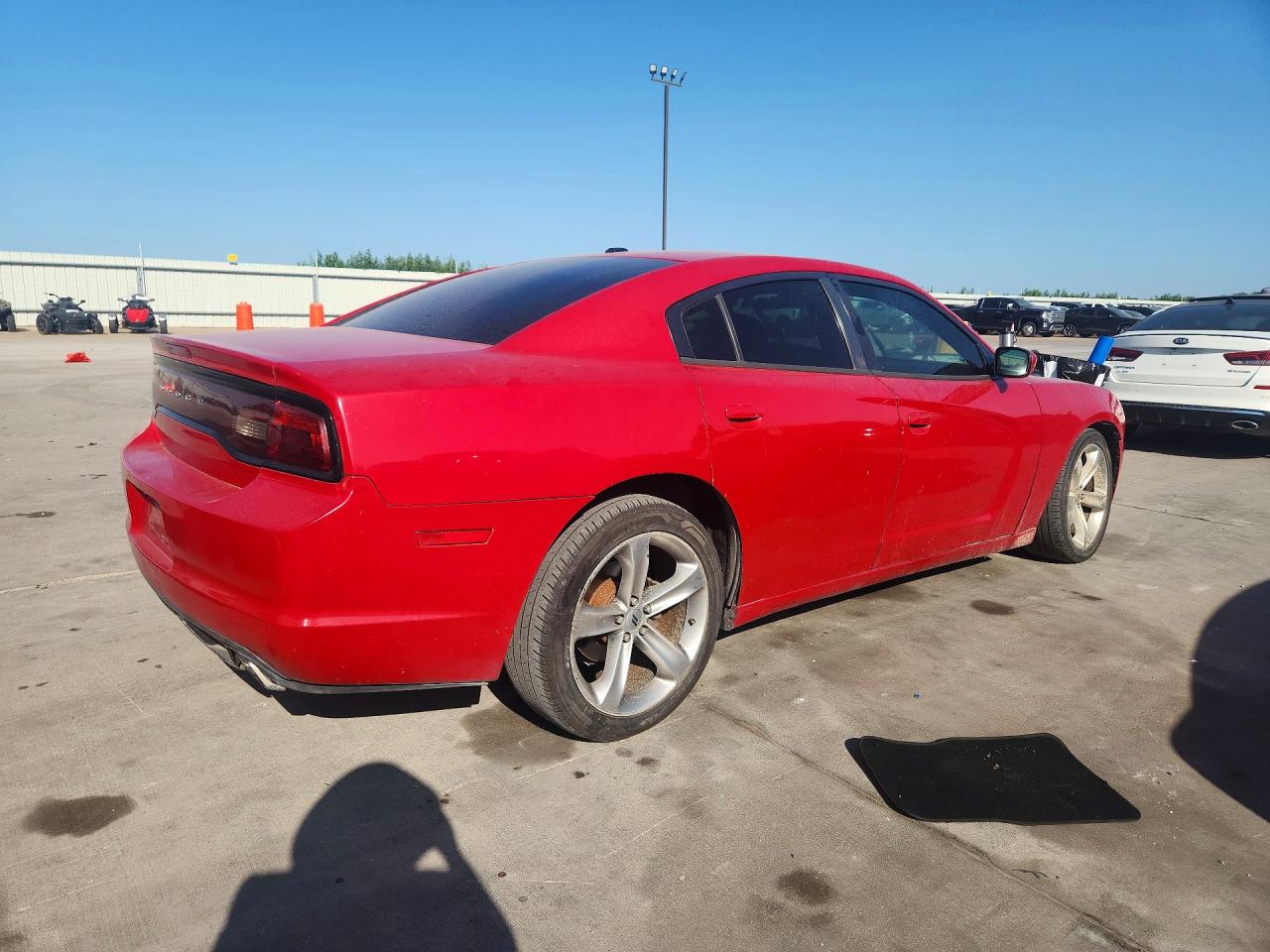 2013 Dodge Charger Se Red vin: 2C3CDXBG5DH526246