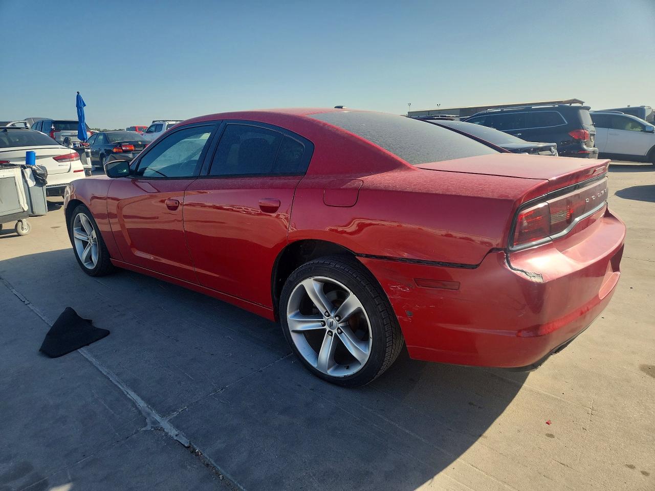 2013 Dodge Charger Se Red vin: 2C3CDXBG5DH526246