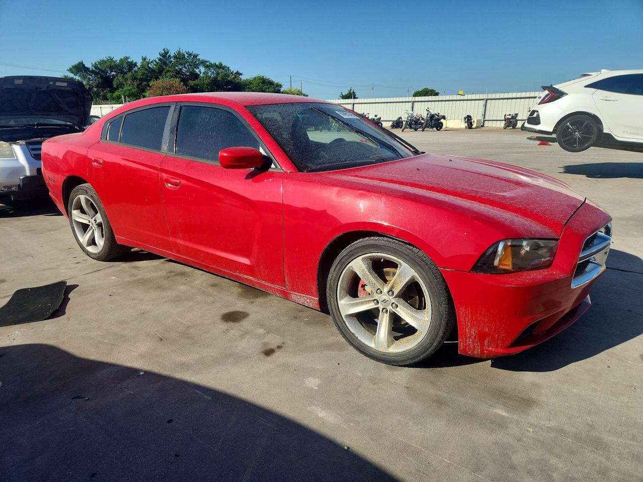 2013 Dodge Charger Se Red vin: 2C3CDXBG5DH526246