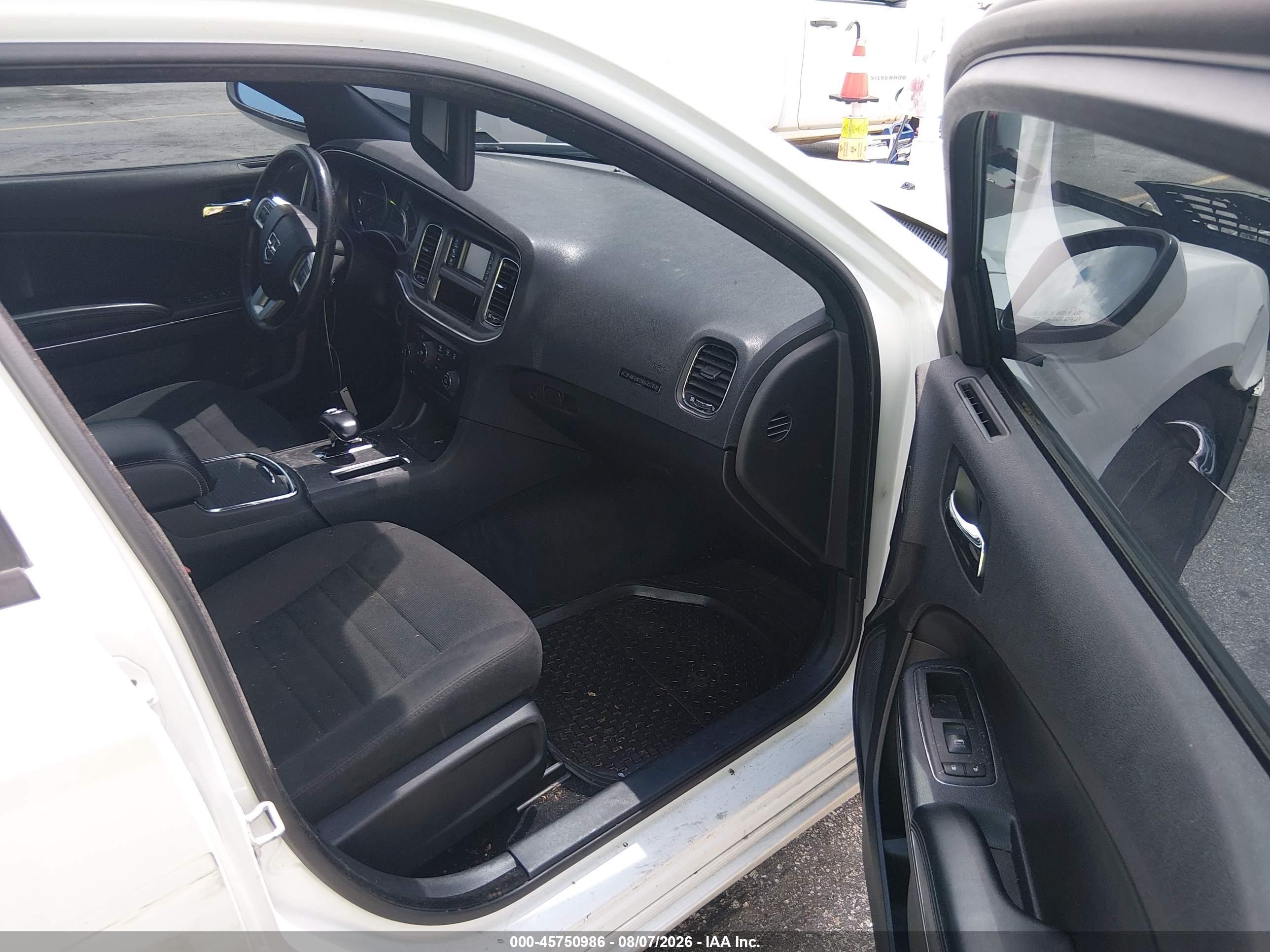 2013 Dodge Charger Se White vin: 2C3CDXBG5DH550269