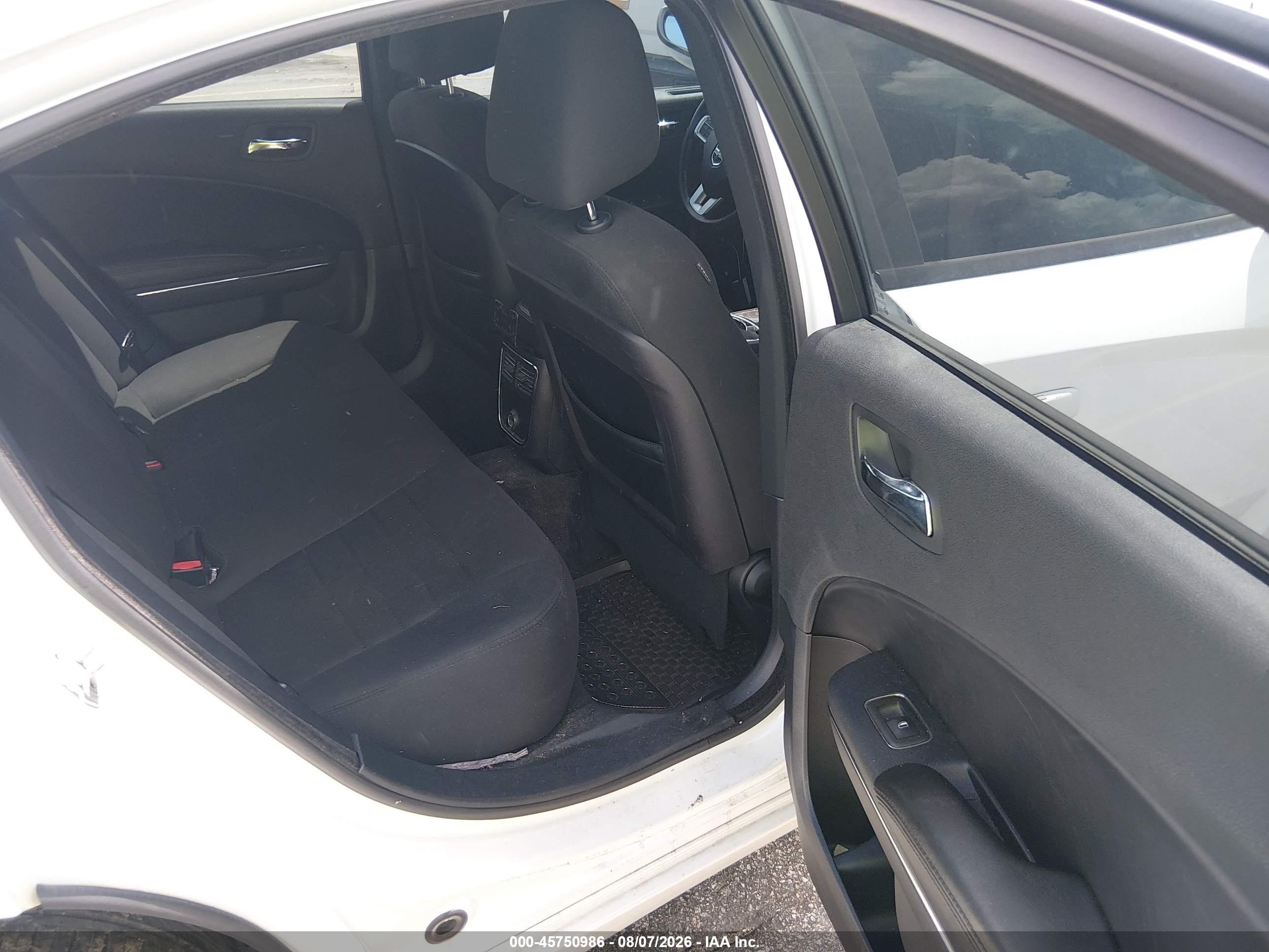 2013 Dodge Charger Se White vin: 2C3CDXBG5DH550269
