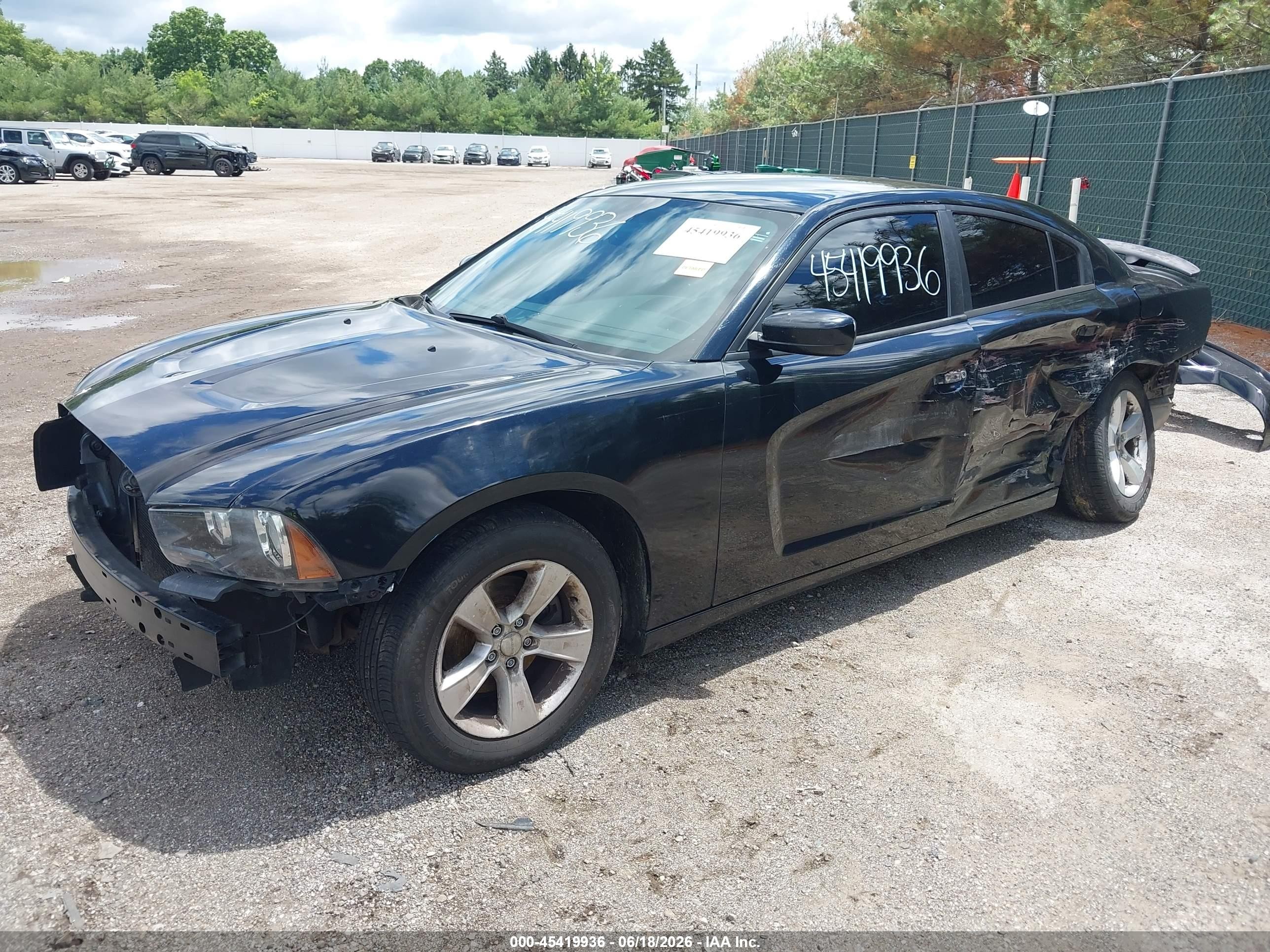 2013 Dodge Charger Se Black vin: 2C3CDXBG5DH555004