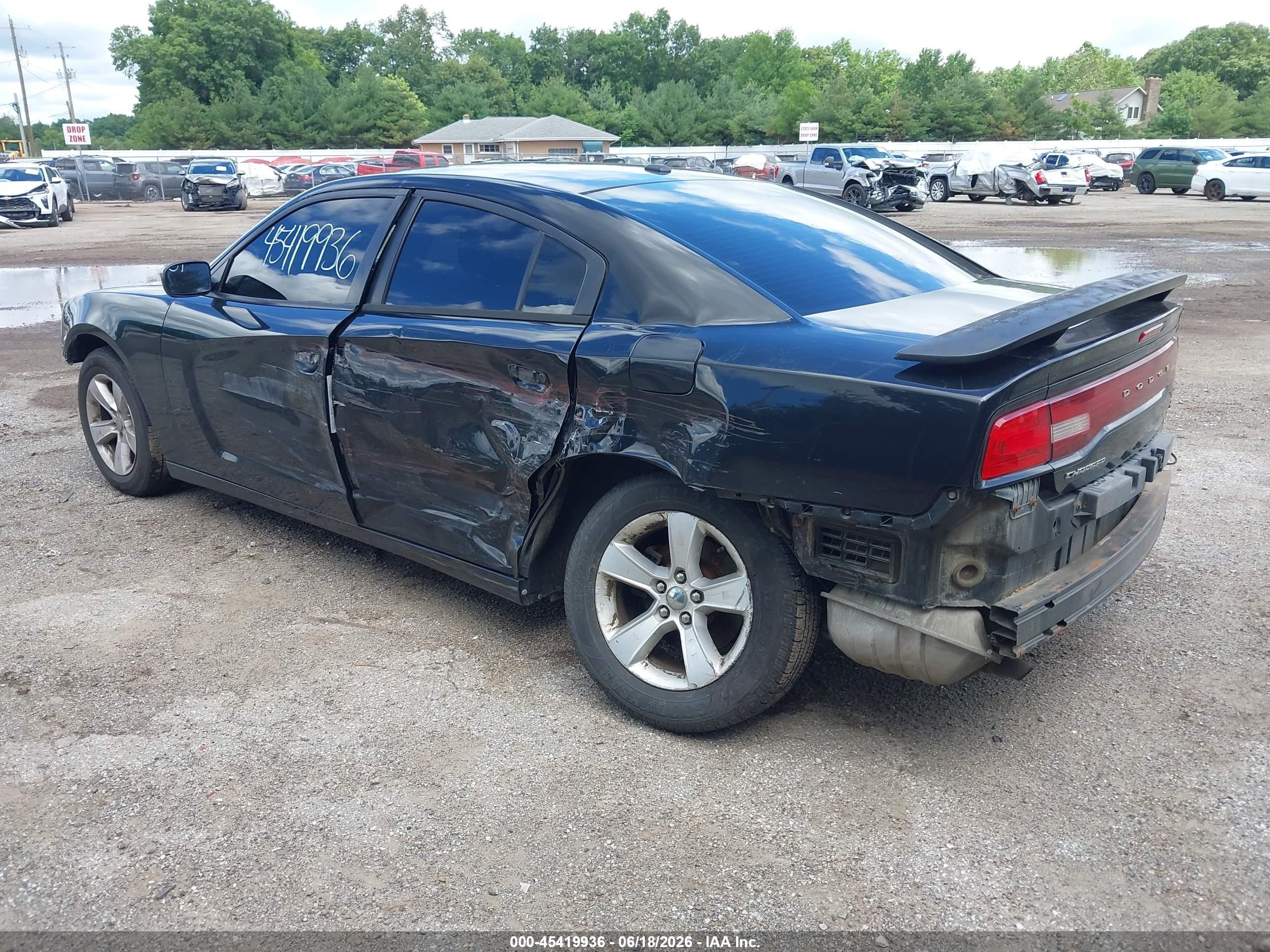 2013 Dodge Charger Se Black vin: 2C3CDXBG5DH555004