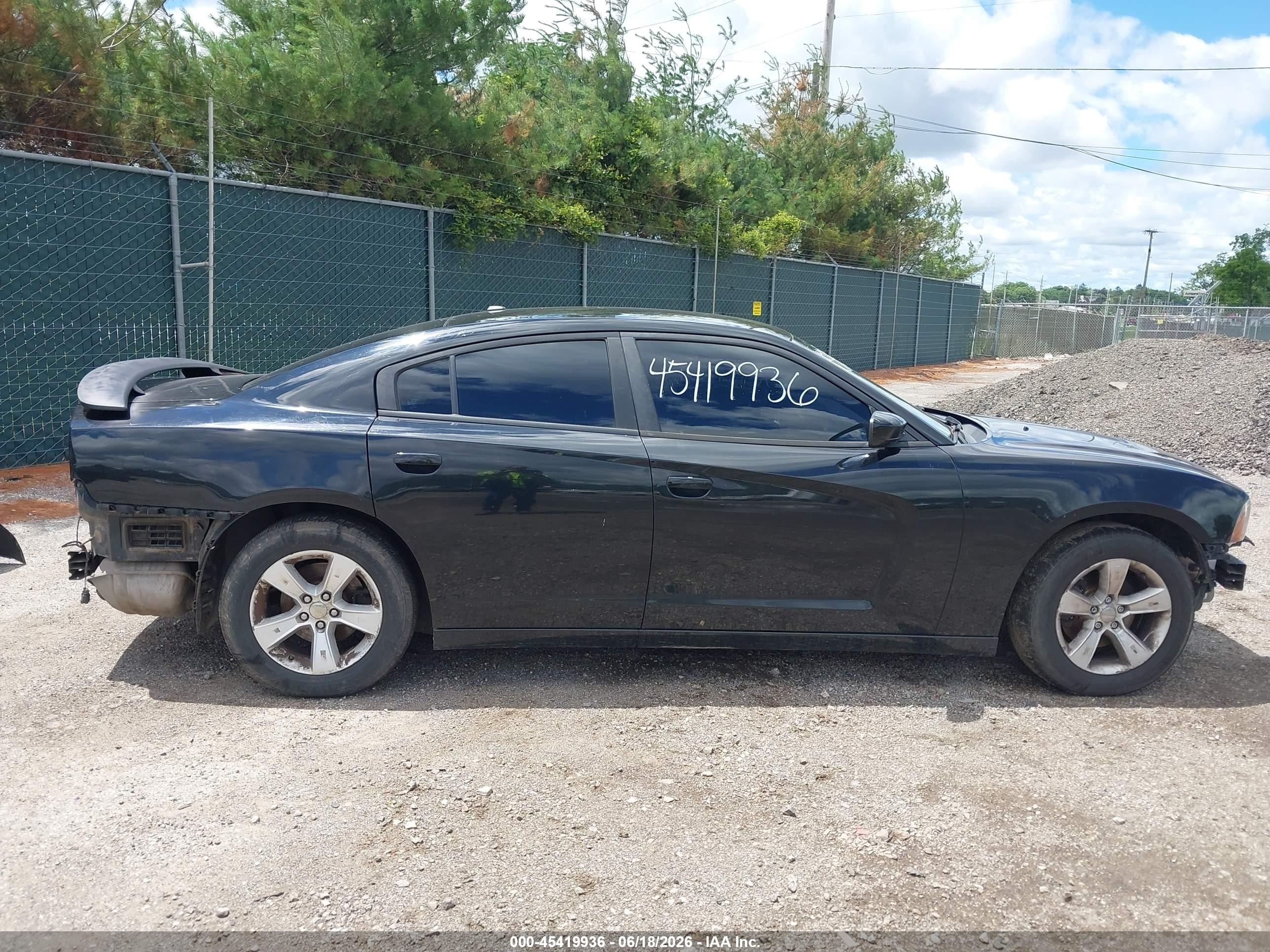 2013 Dodge Charger Se Black vin: 2C3CDXBG5DH555004