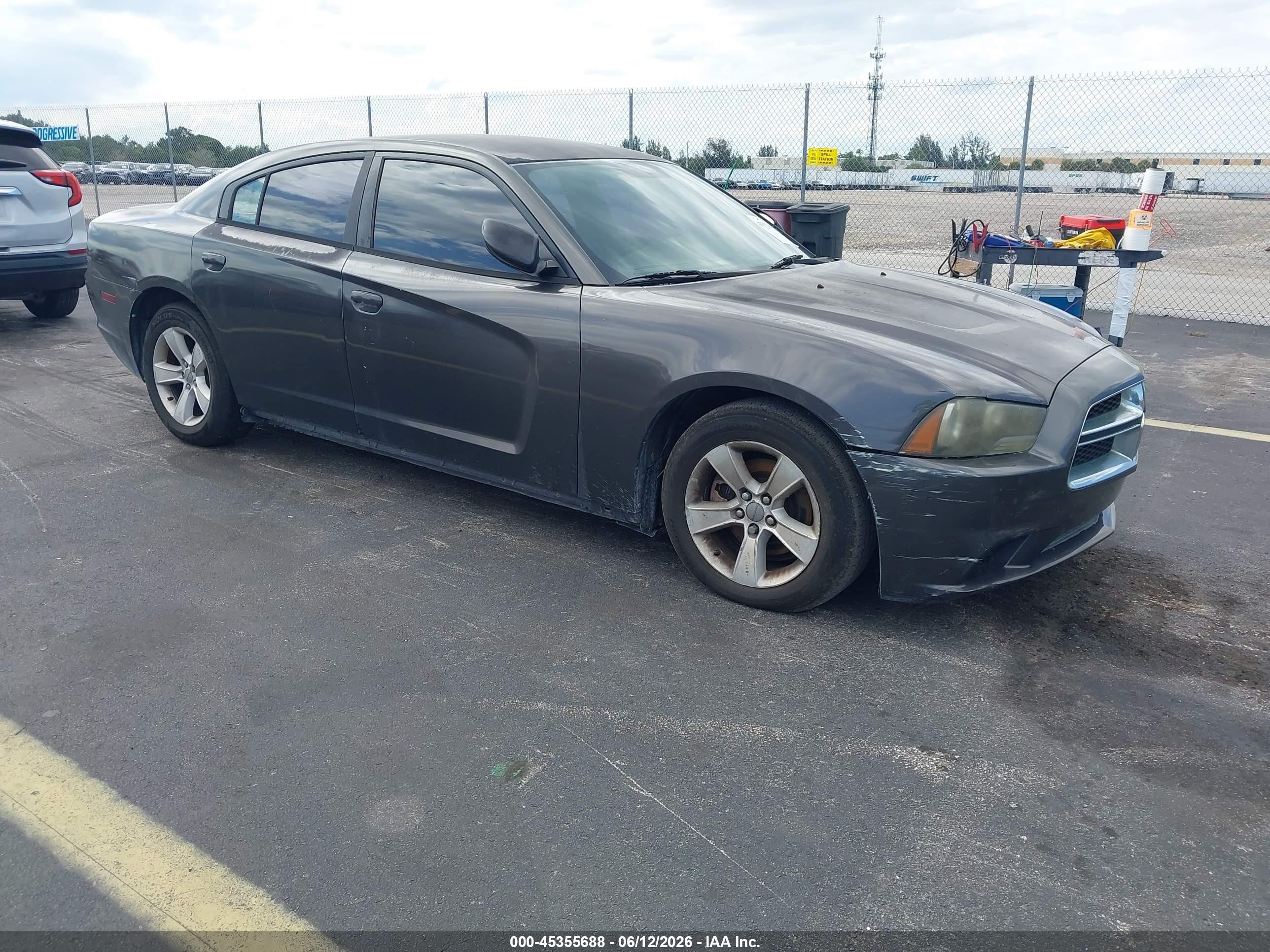 2013 Dodge Charger Se Gray vin: 2C3CDXBG5DH582669