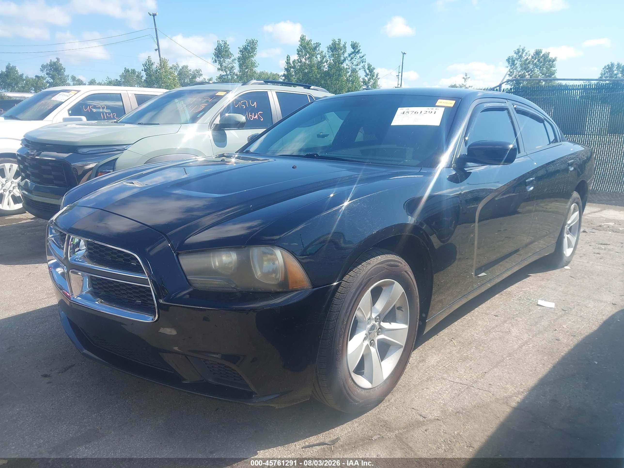 2013 Dodge Charger Se Black vin: 2C3CDXBG5DH638402