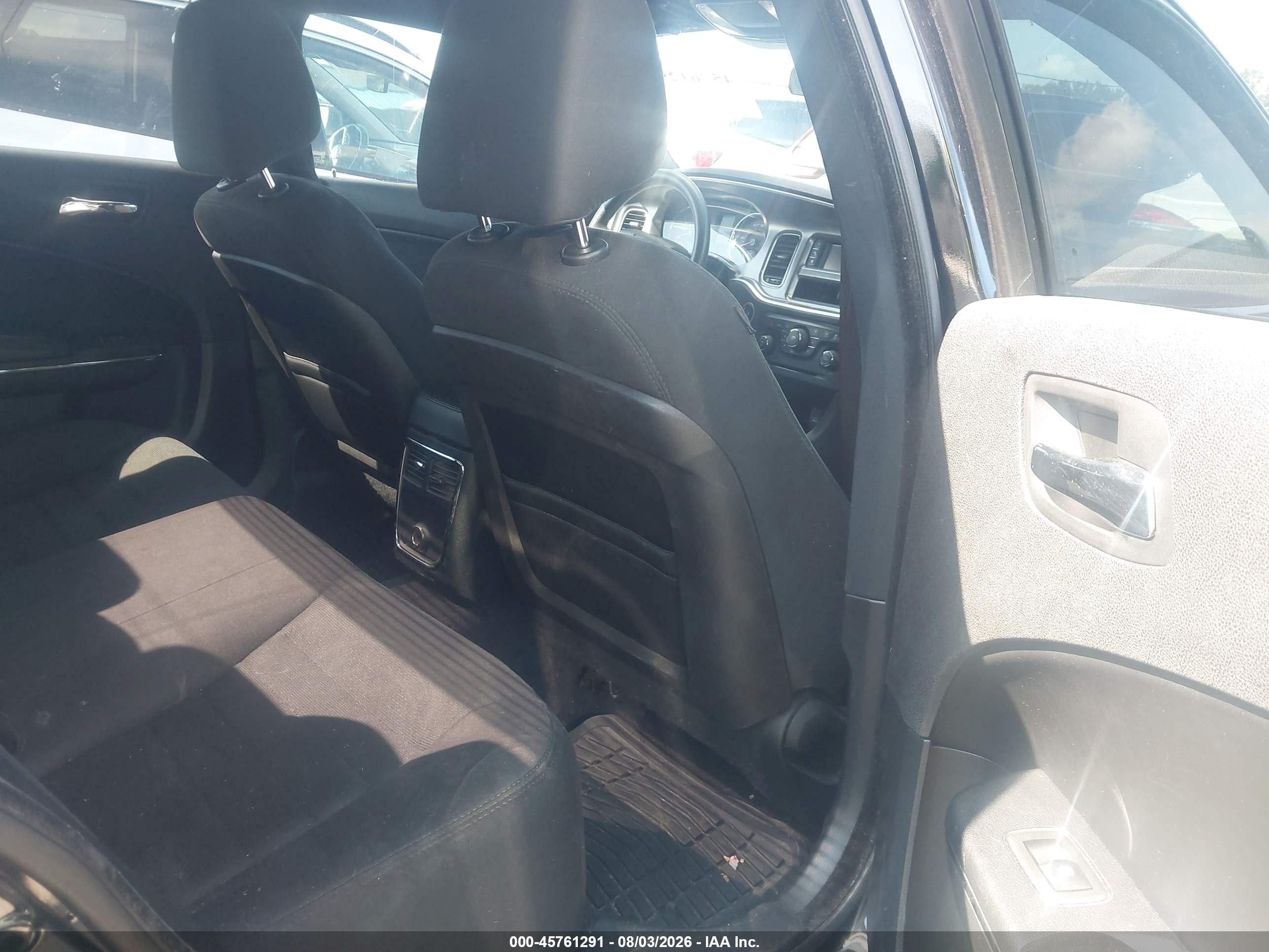 2013 Dodge Charger Se Black vin: 2C3CDXBG5DH638402