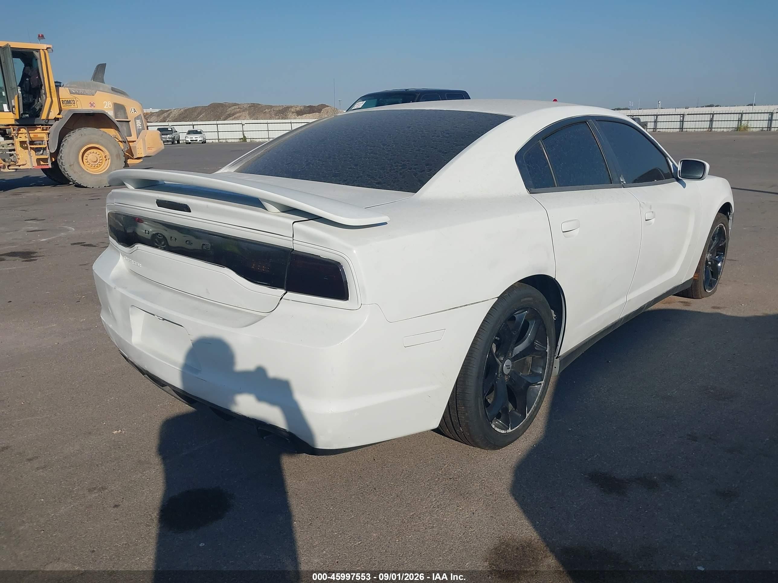 2013 Dodge Charger Se White vin: 2C3CDXBG5DH640456