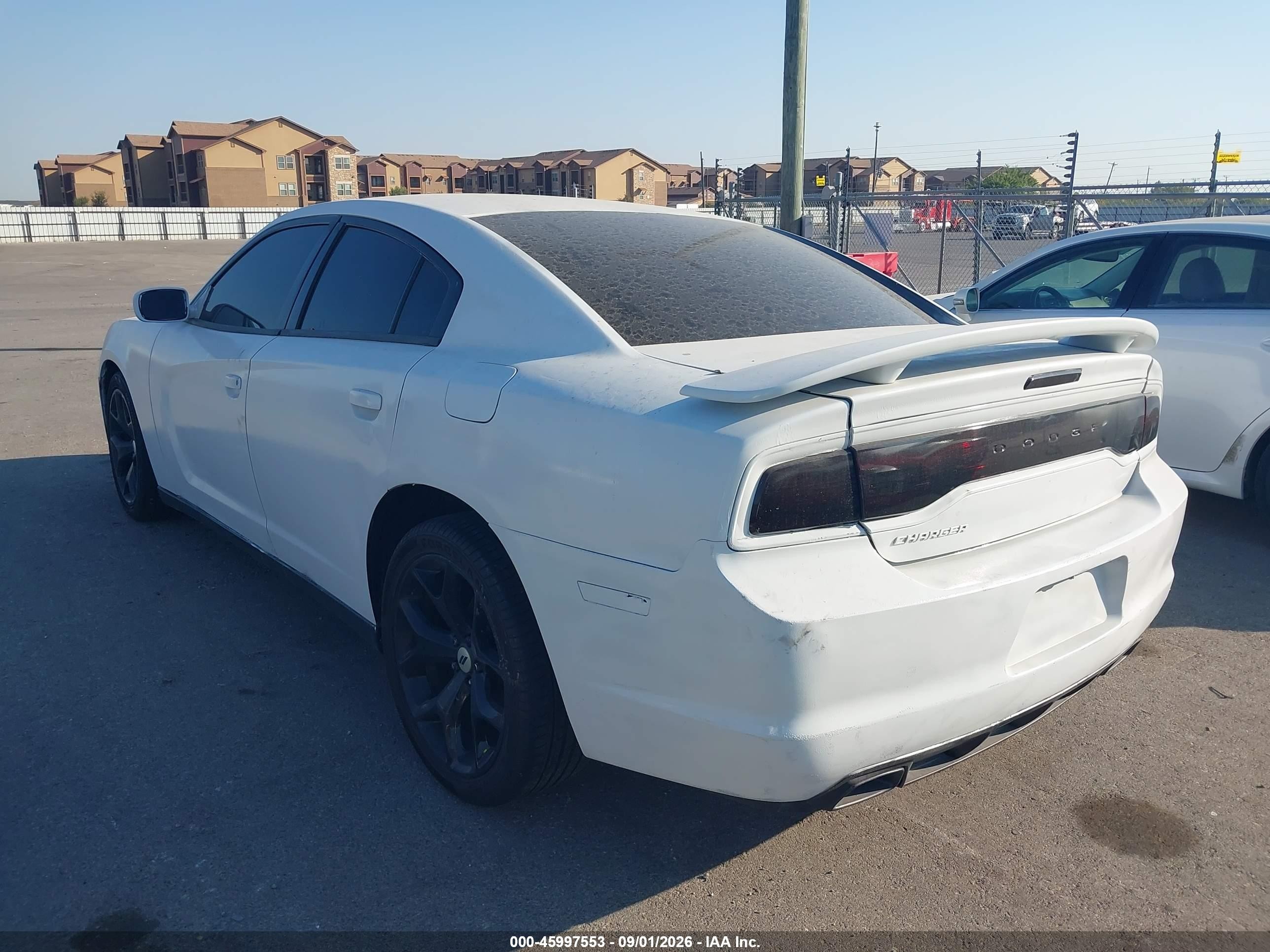 2013 Dodge Charger Se White vin: 2C3CDXBG5DH640456
