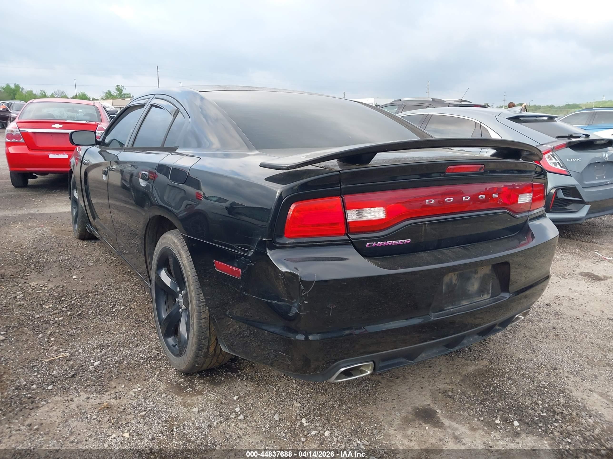 2013 Dodge Charger Se Black vin: 2C3CDXBG5DH742890