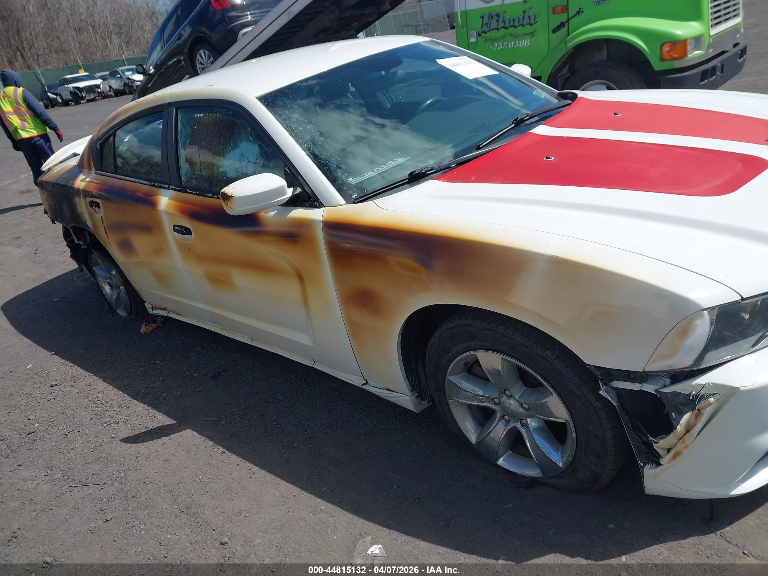 2014 Dodge Charger Se White vin: 2C3CDXBG5EH108075