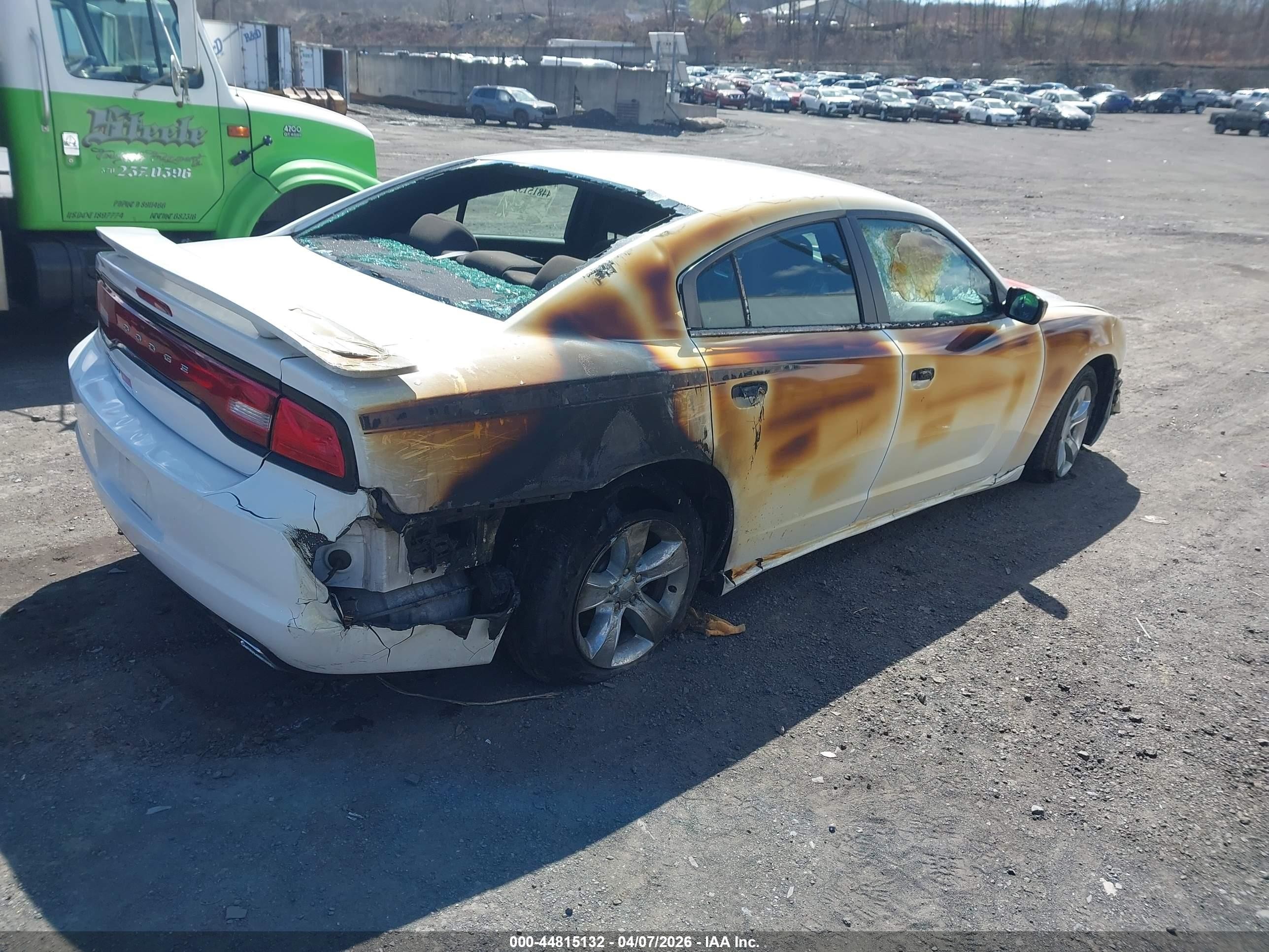 2014 Dodge Charger Se White vin: 2C3CDXBG5EH108075