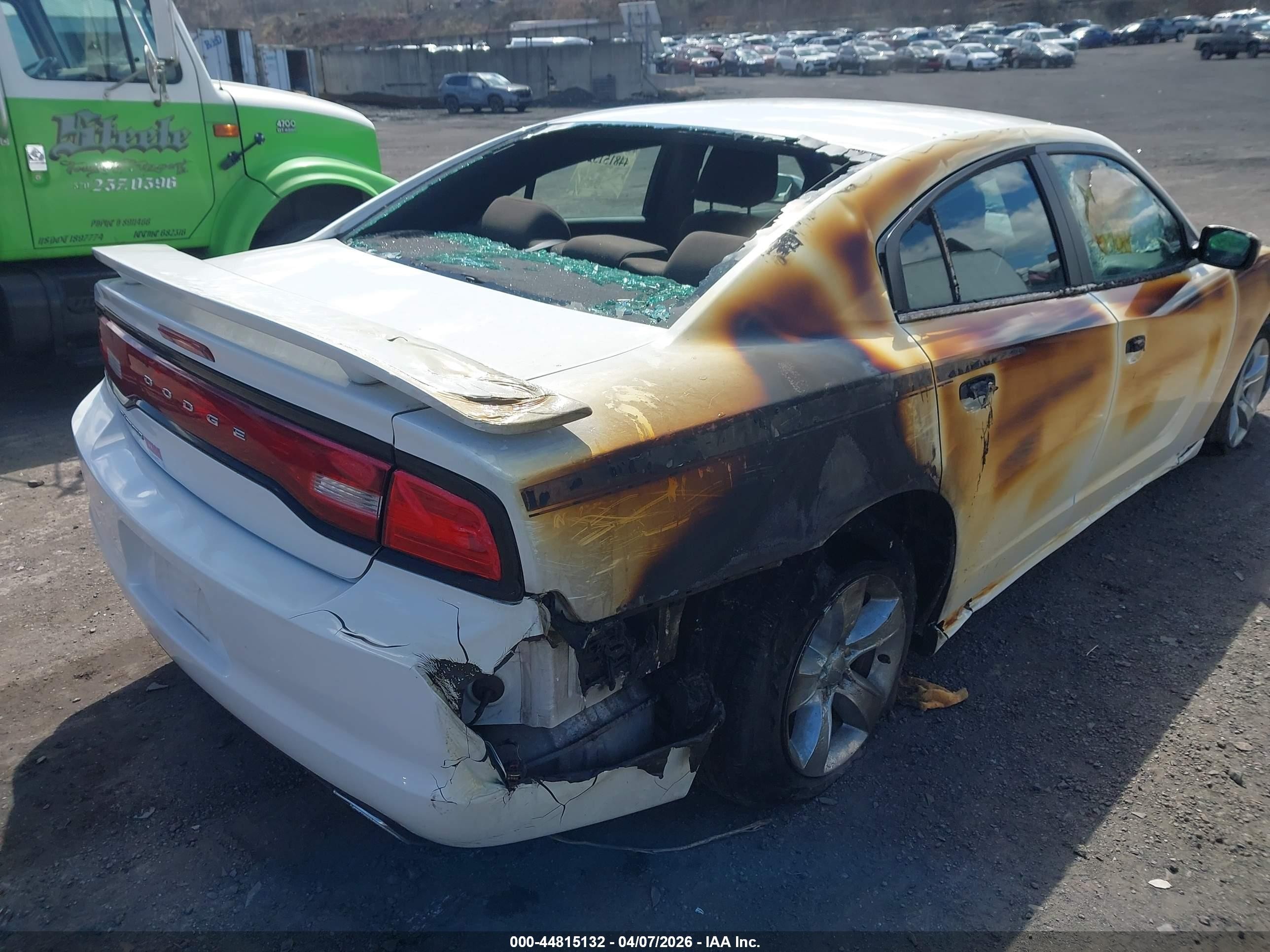 2014 Dodge Charger Se White vin: 2C3CDXBG5EH108075