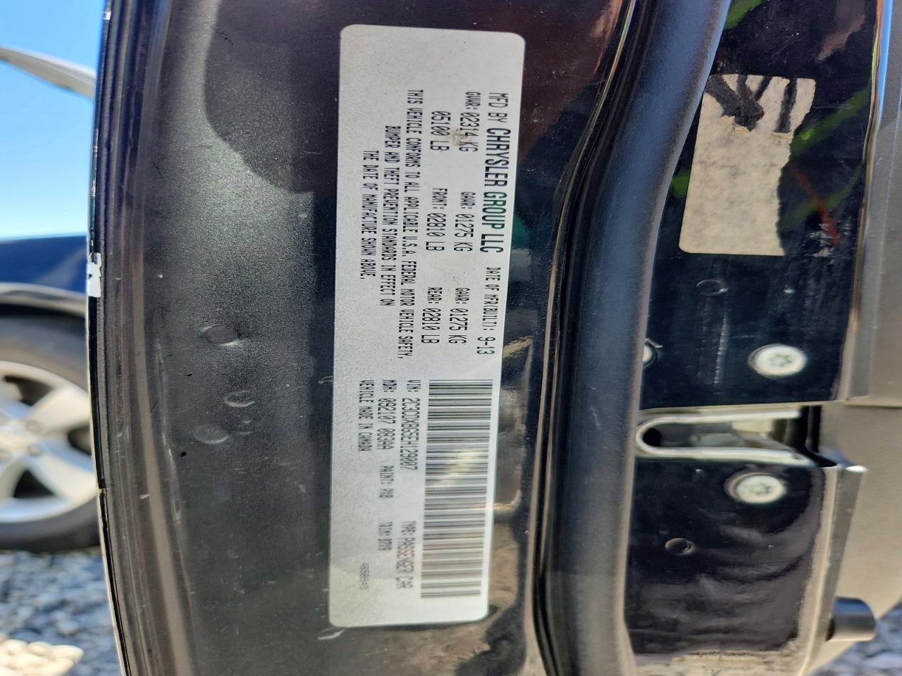 2014 Dodge Charger Se Черный vin: 2C3CDXBG5EH129007