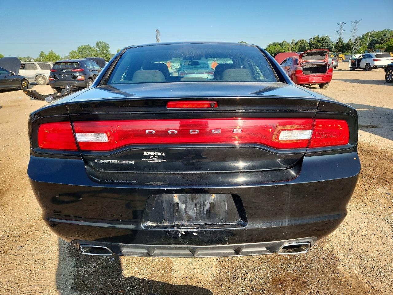 2014 Dodge Charger Se Black vin: 2C3CDXBG5EH130089