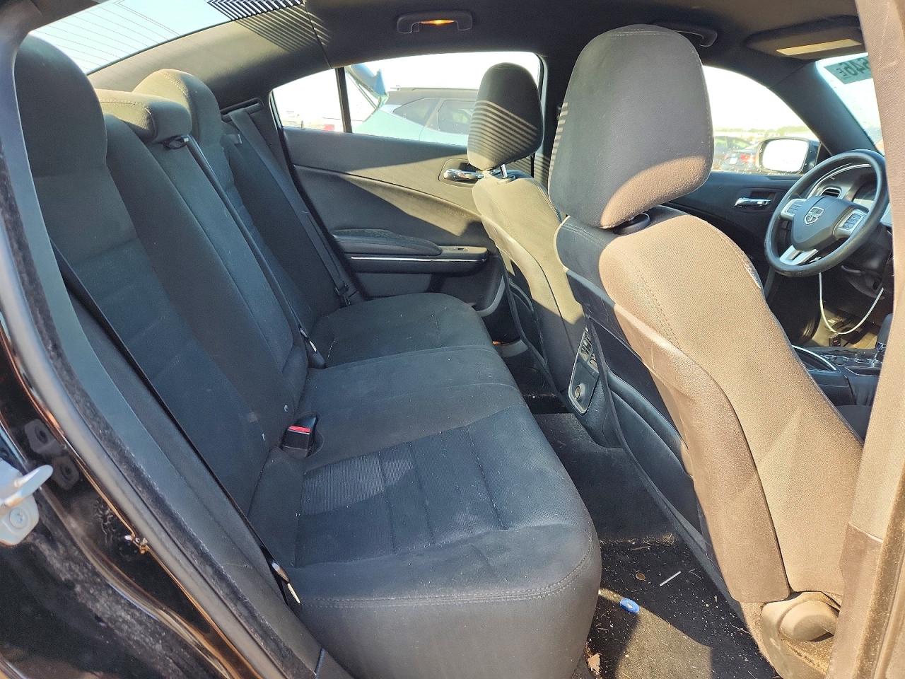2014 Dodge Charger Se Black vin: 2C3CDXBG5EH130089