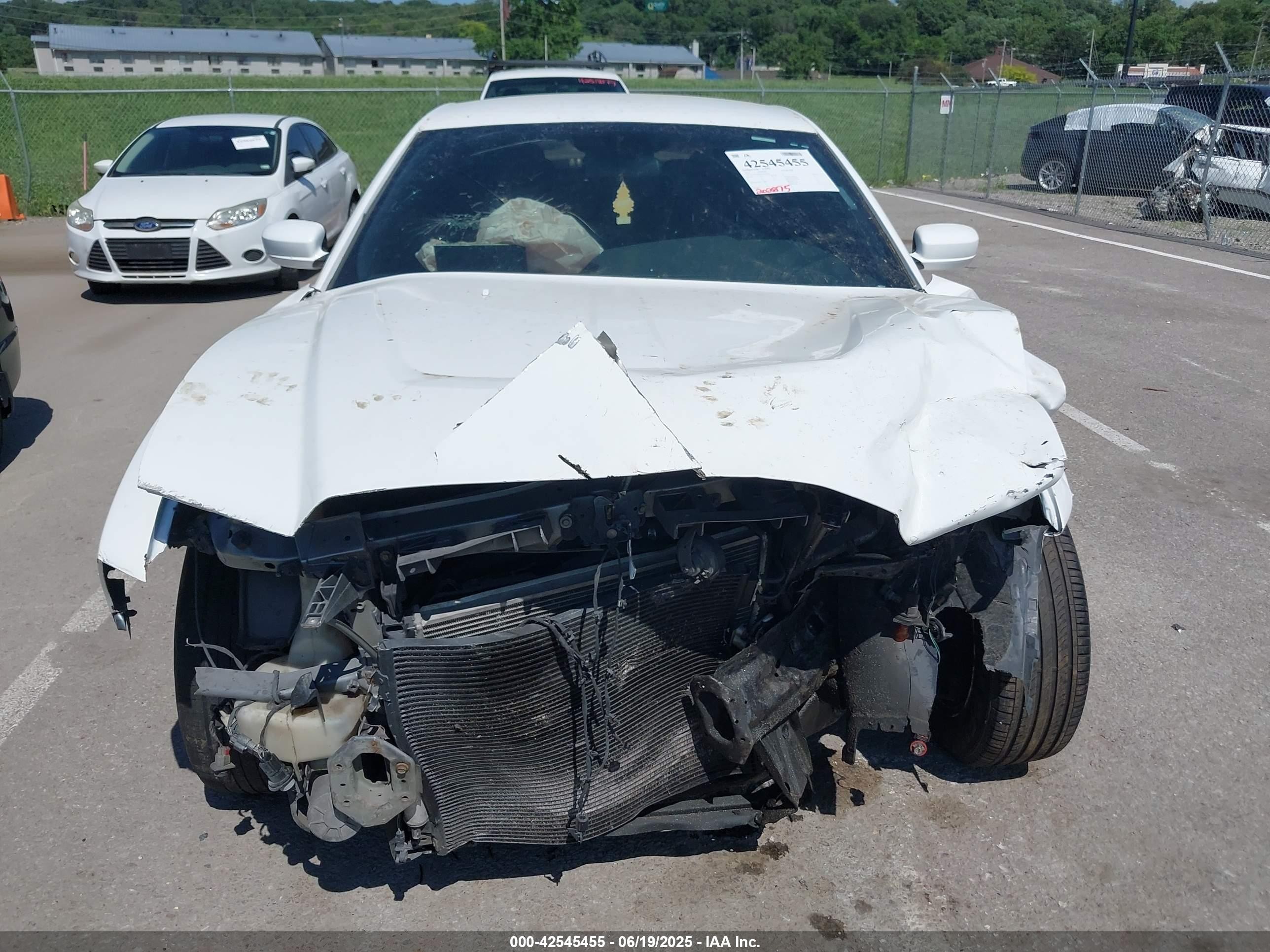 2014 Dodge Charger Se White vin: 2C3CDXBG5EH145580