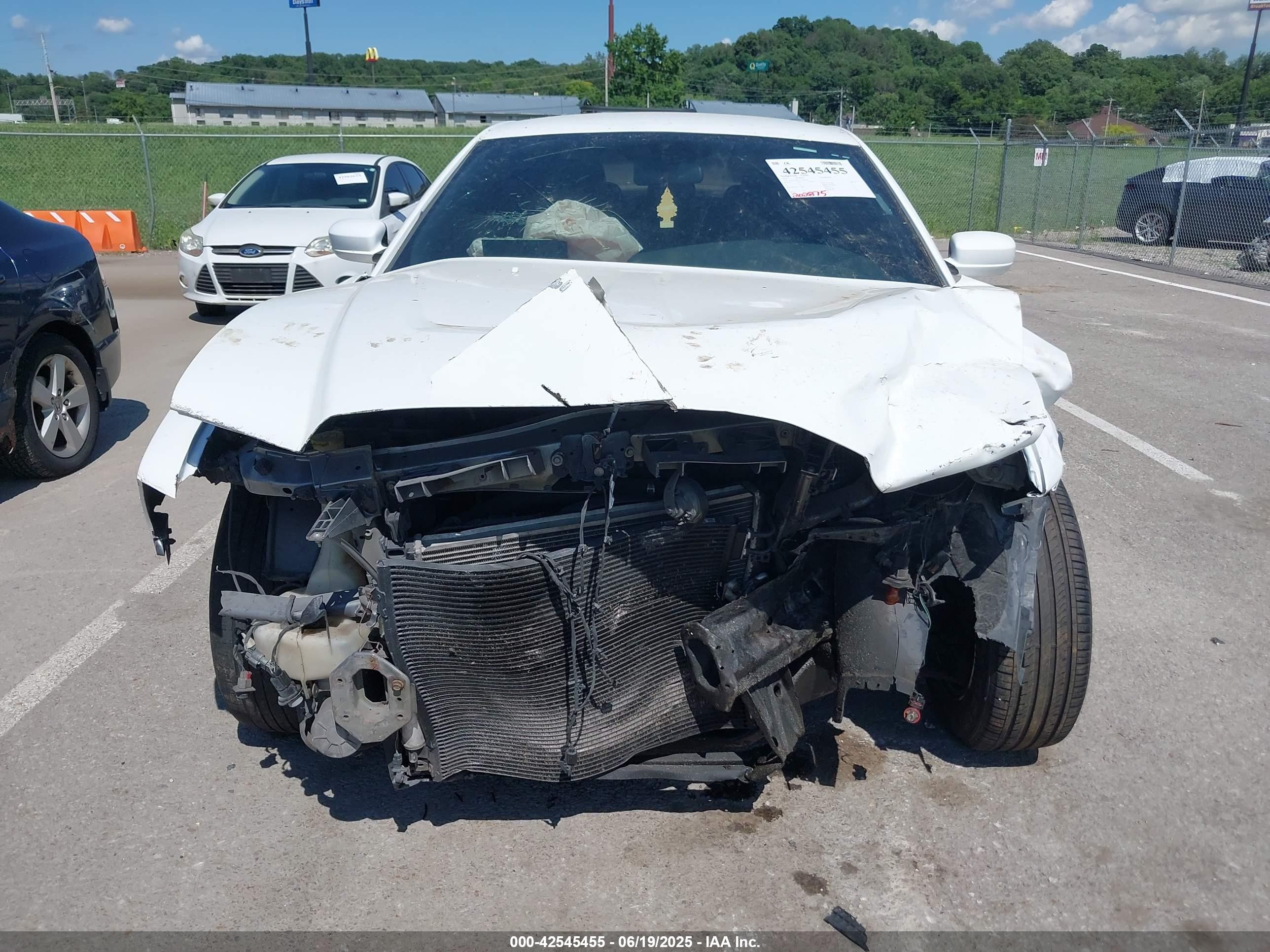 2014 Dodge Charger Se White vin: 2C3CDXBG5EH145580