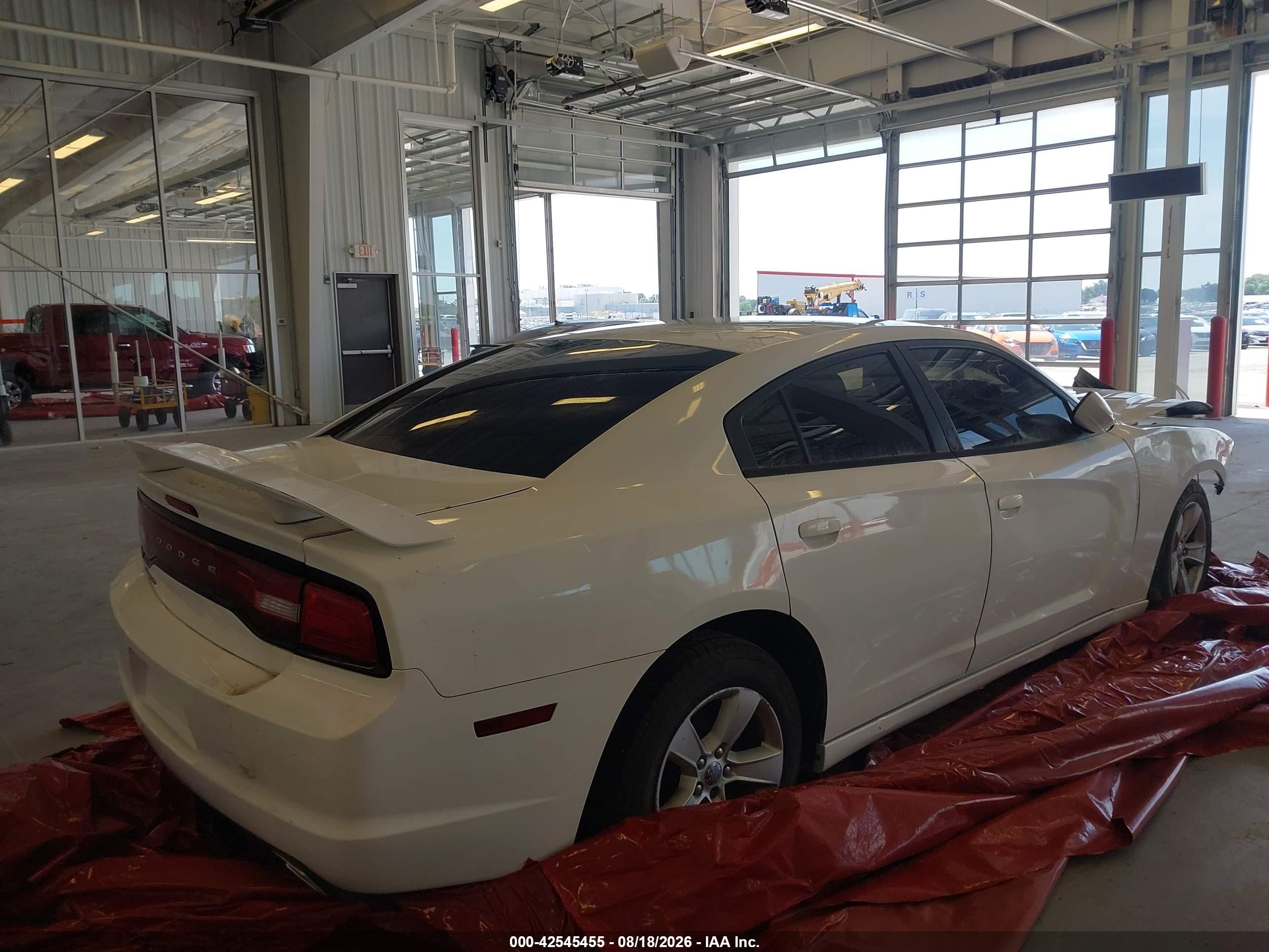 2014 Dodge Charger Se White vin: 2C3CDXBG5EH145580