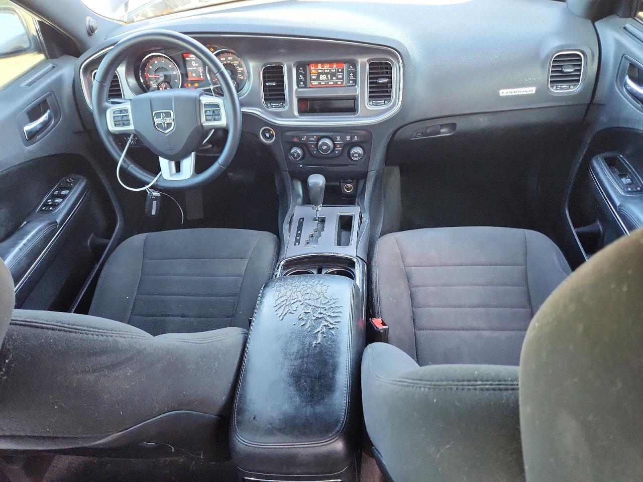 2014 Dodge Charger Se Black vin: 2C3CDXBG5EH154571
