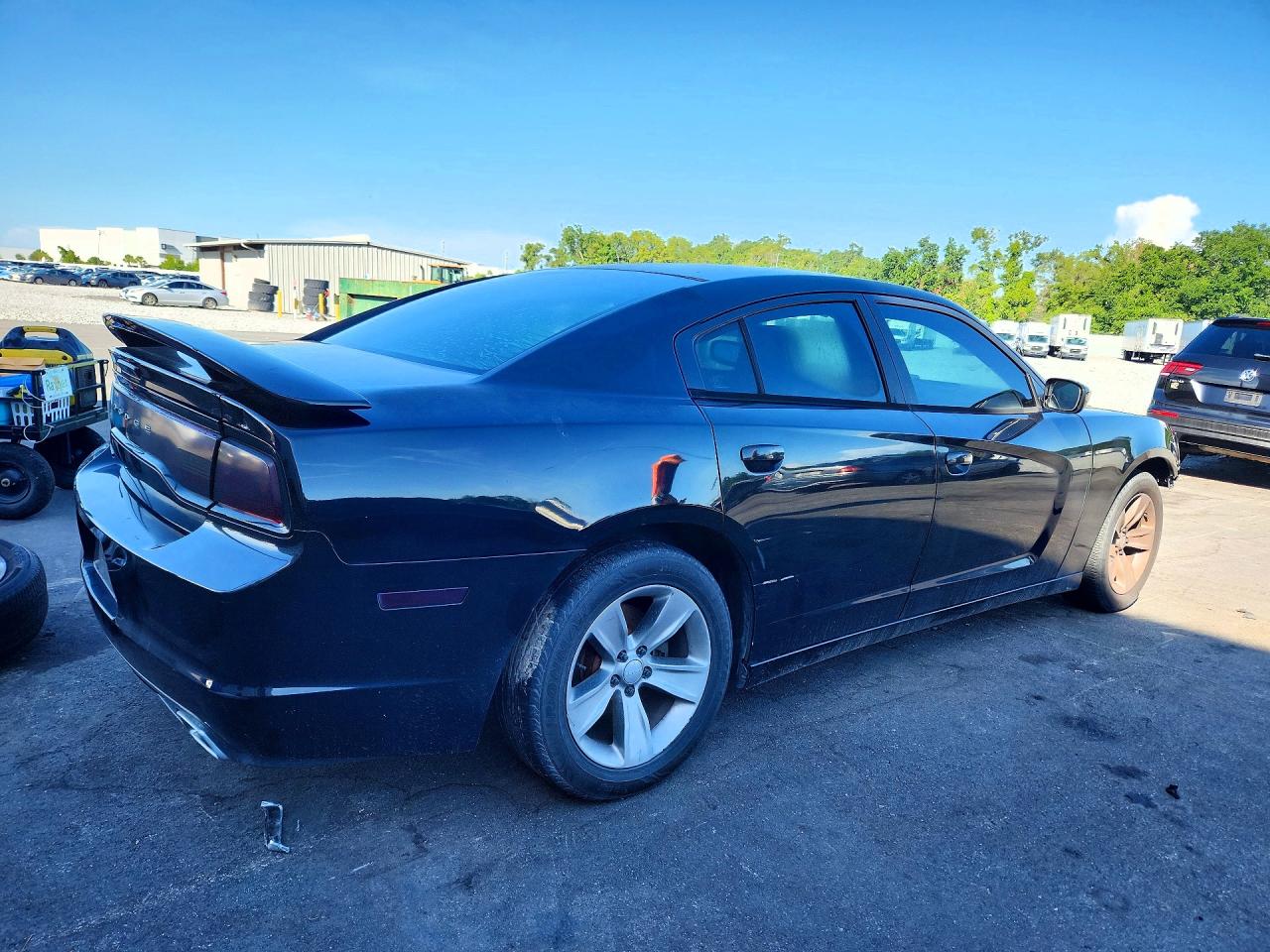 2014 Dodge Charger Se Black vin: 2C3CDXBG5EH154571