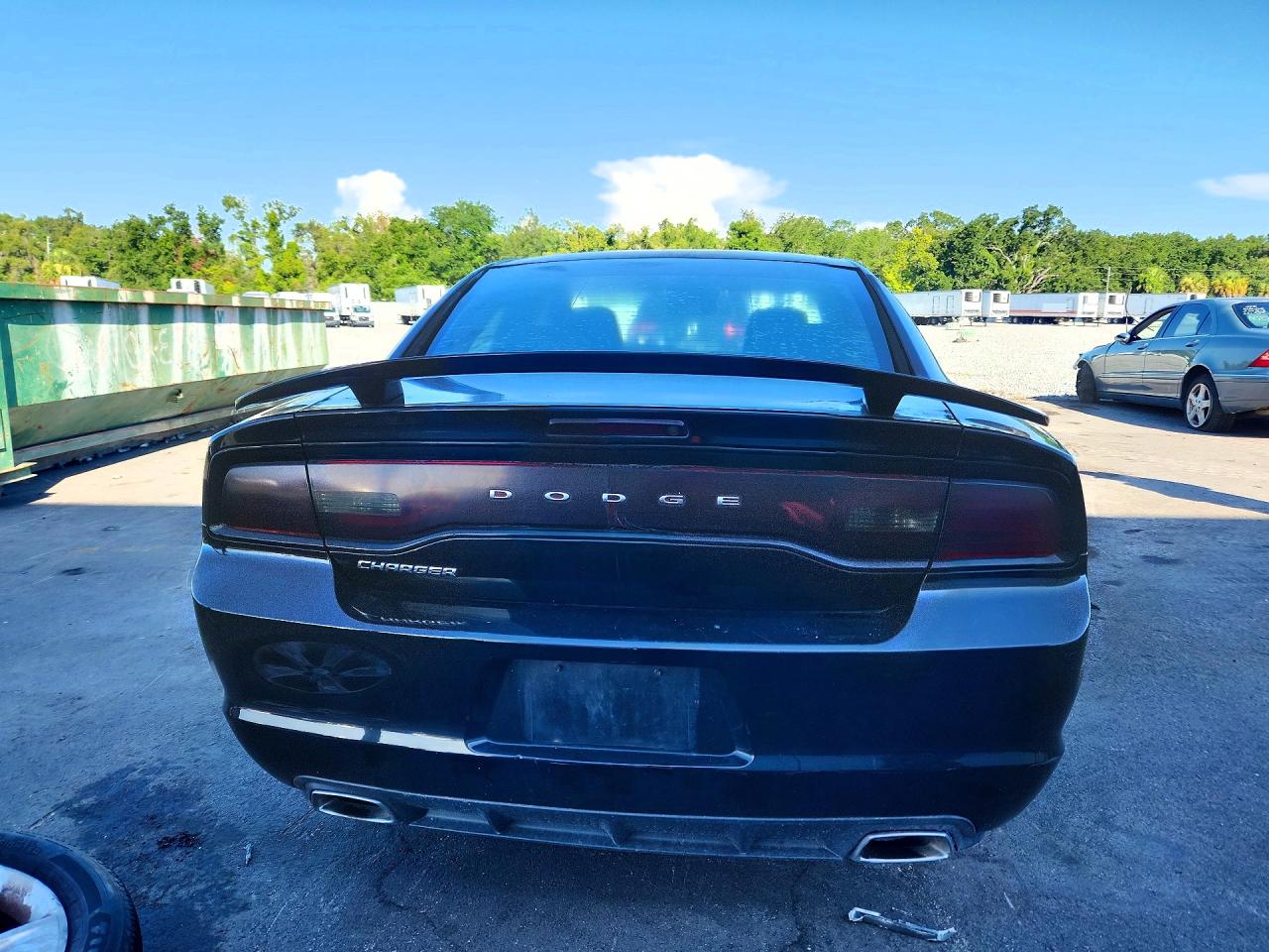 2014 Dodge Charger Se Black vin: 2C3CDXBG5EH154571
