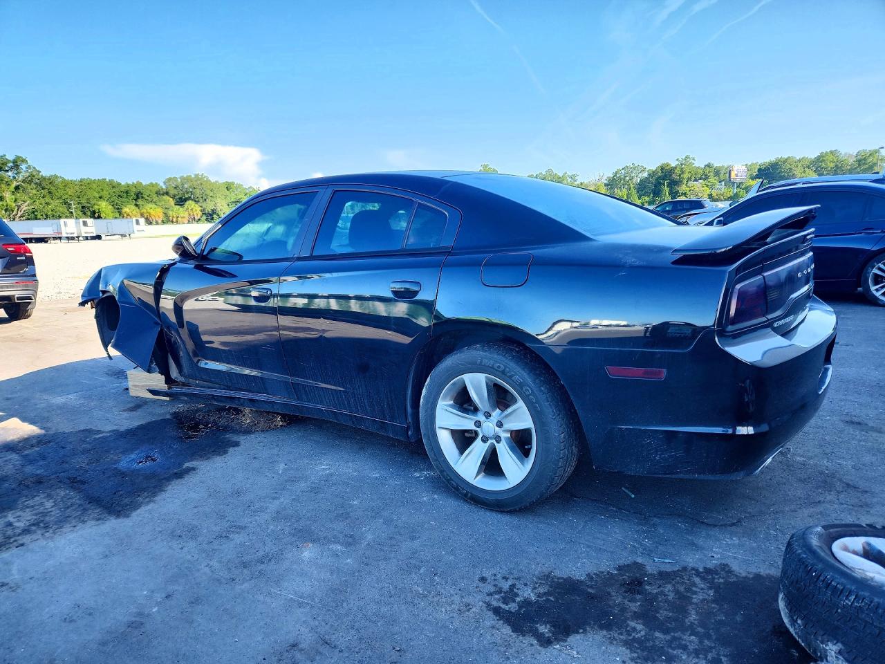 2014 Dodge Charger Se Black vin: 2C3CDXBG5EH154571