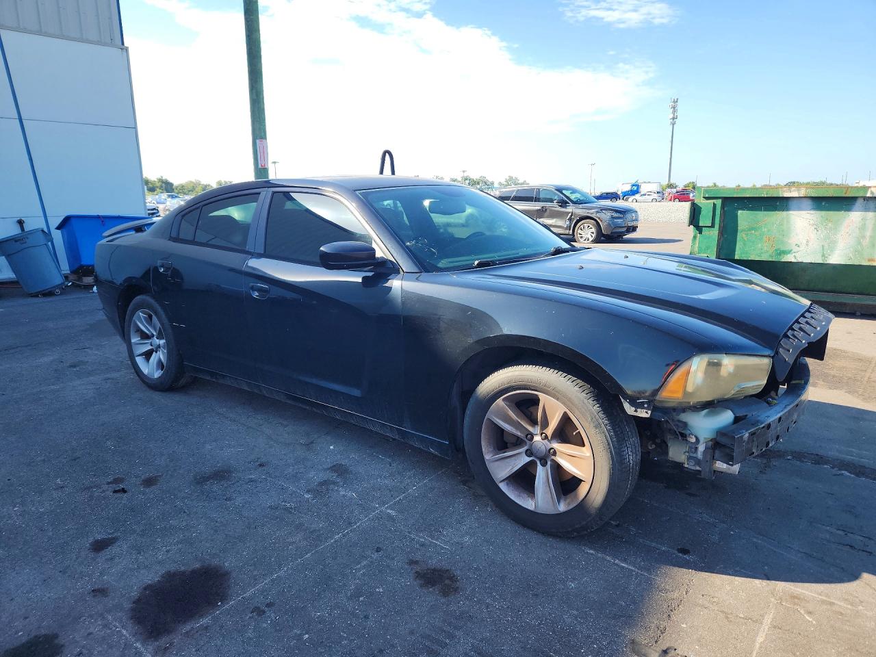 2014 Dodge Charger Se Black vin: 2C3CDXBG5EH154571