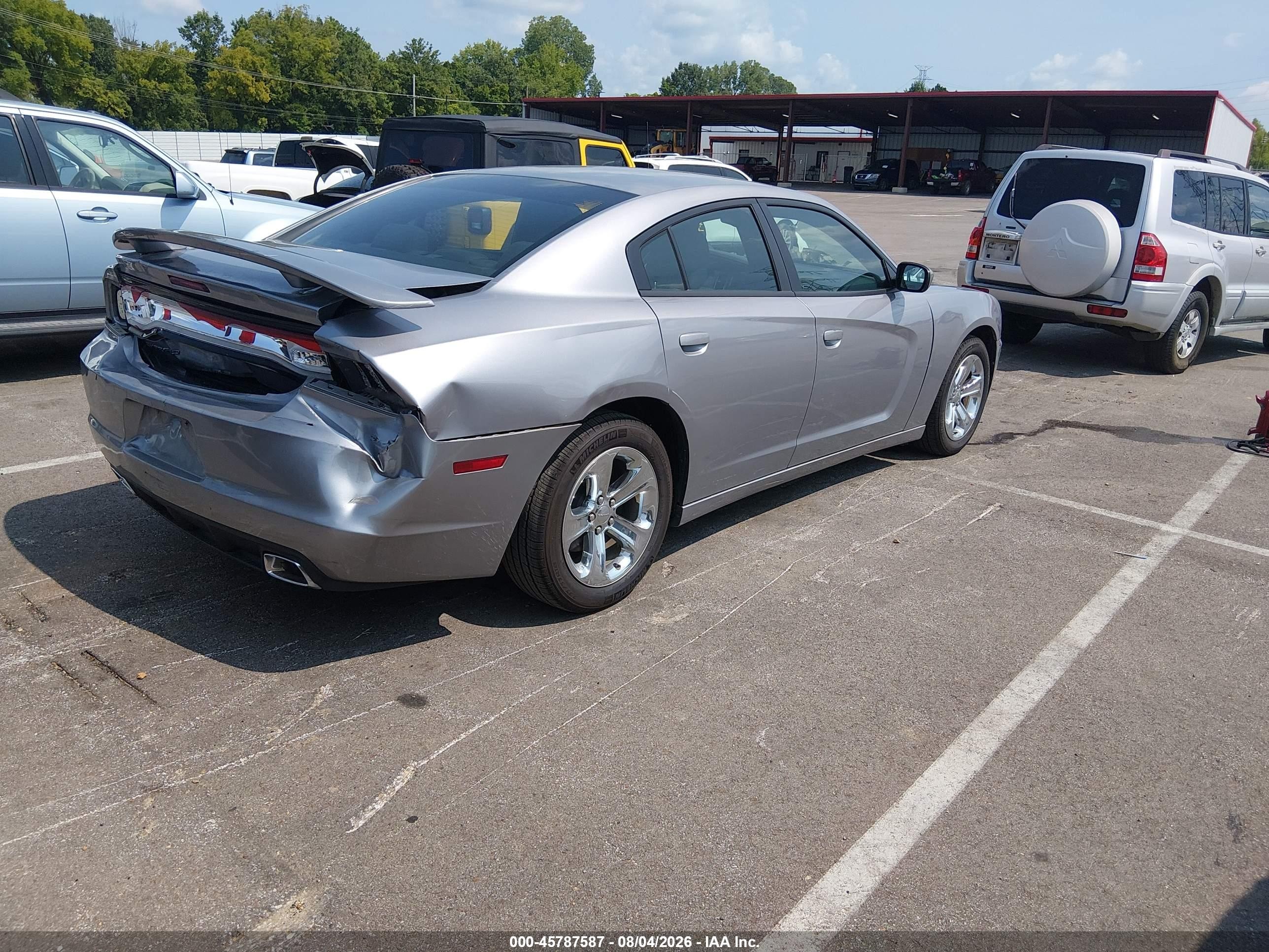 2014 Dodge Charger Se Gray vin: 2C3CDXBG5EH227034