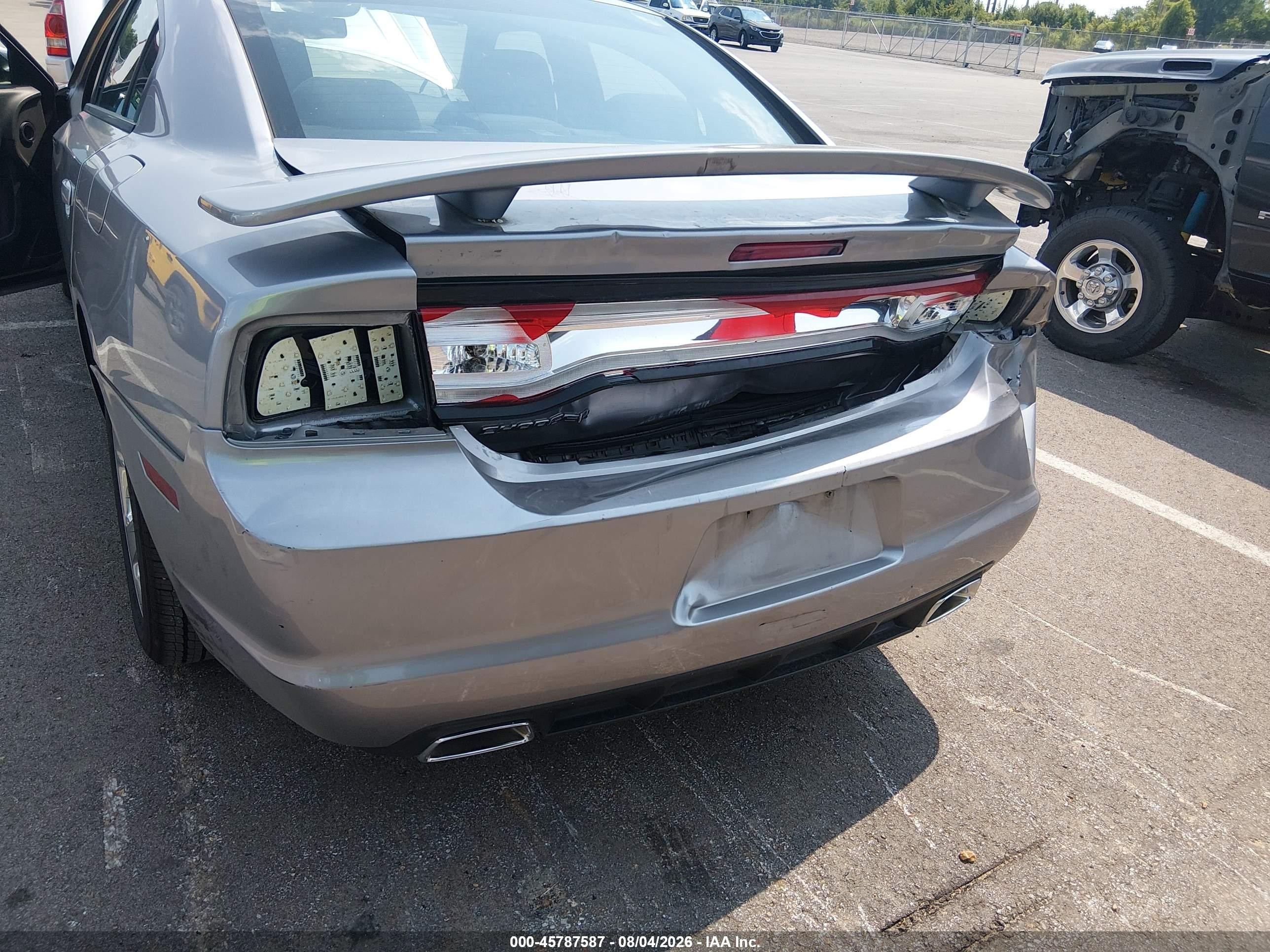 2014 Dodge Charger Se Gray vin: 2C3CDXBG5EH227034