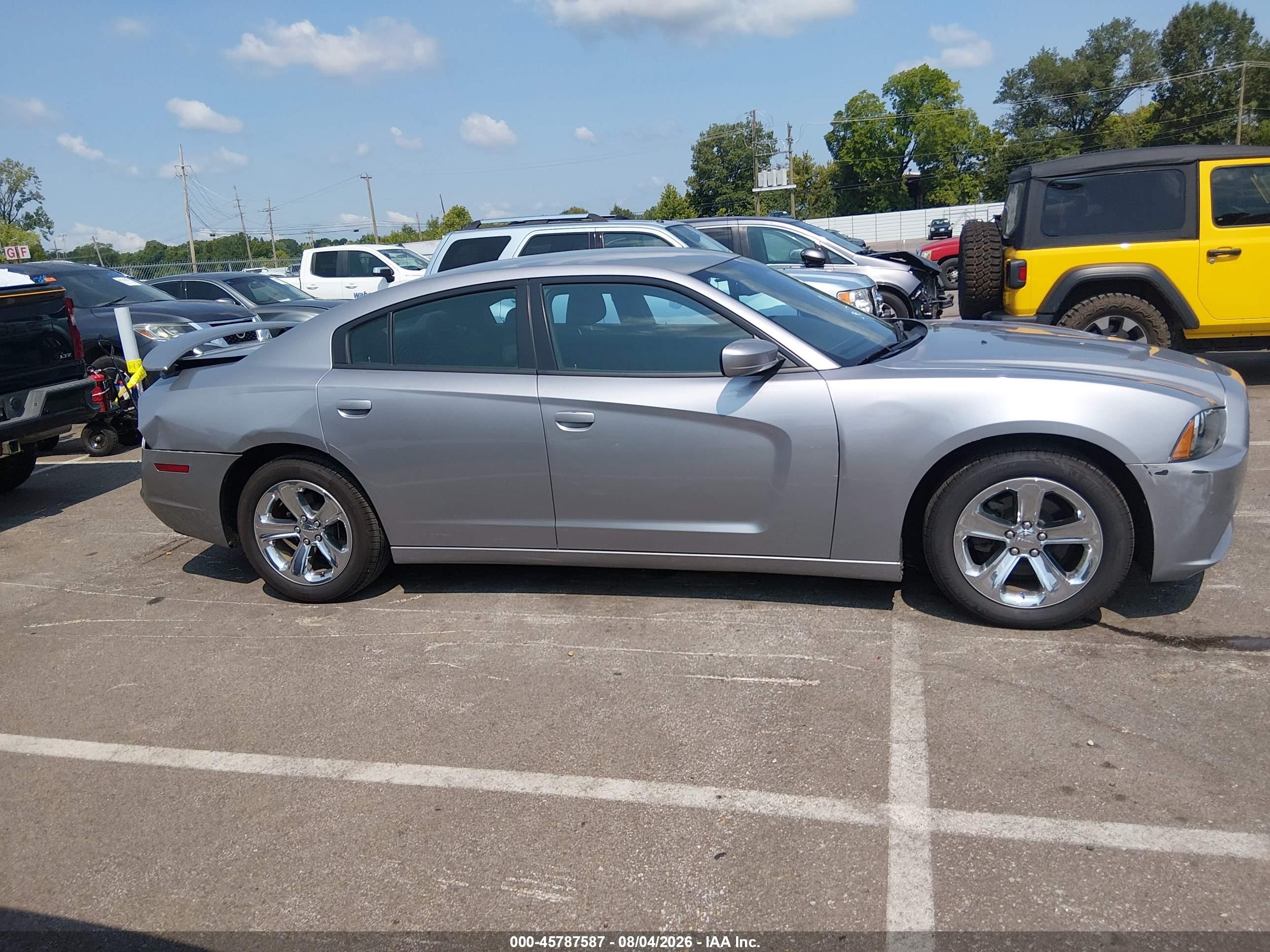 2014 Dodge Charger Se Gray vin: 2C3CDXBG5EH227034