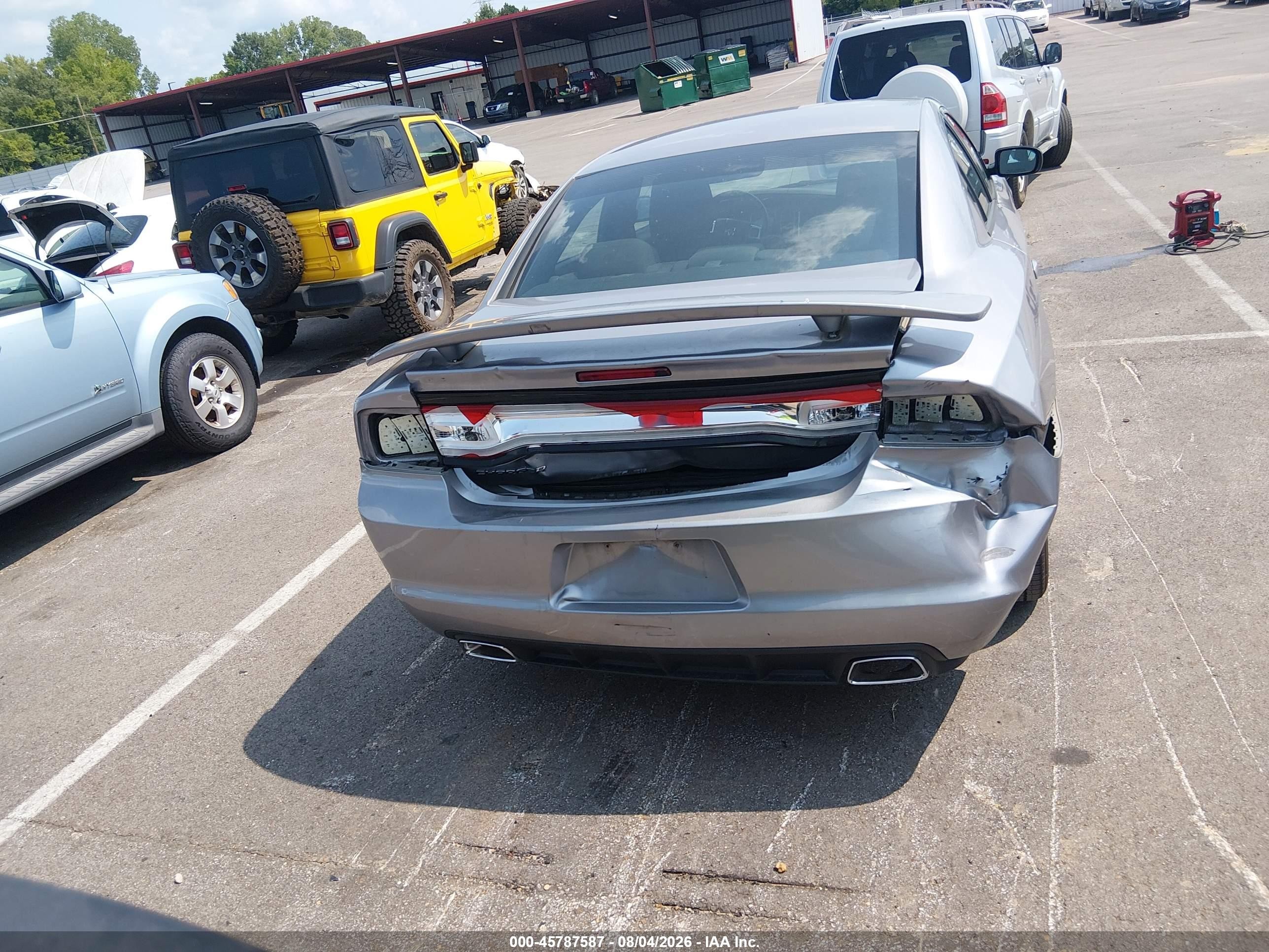 2014 Dodge Charger Se Gray vin: 2C3CDXBG5EH227034