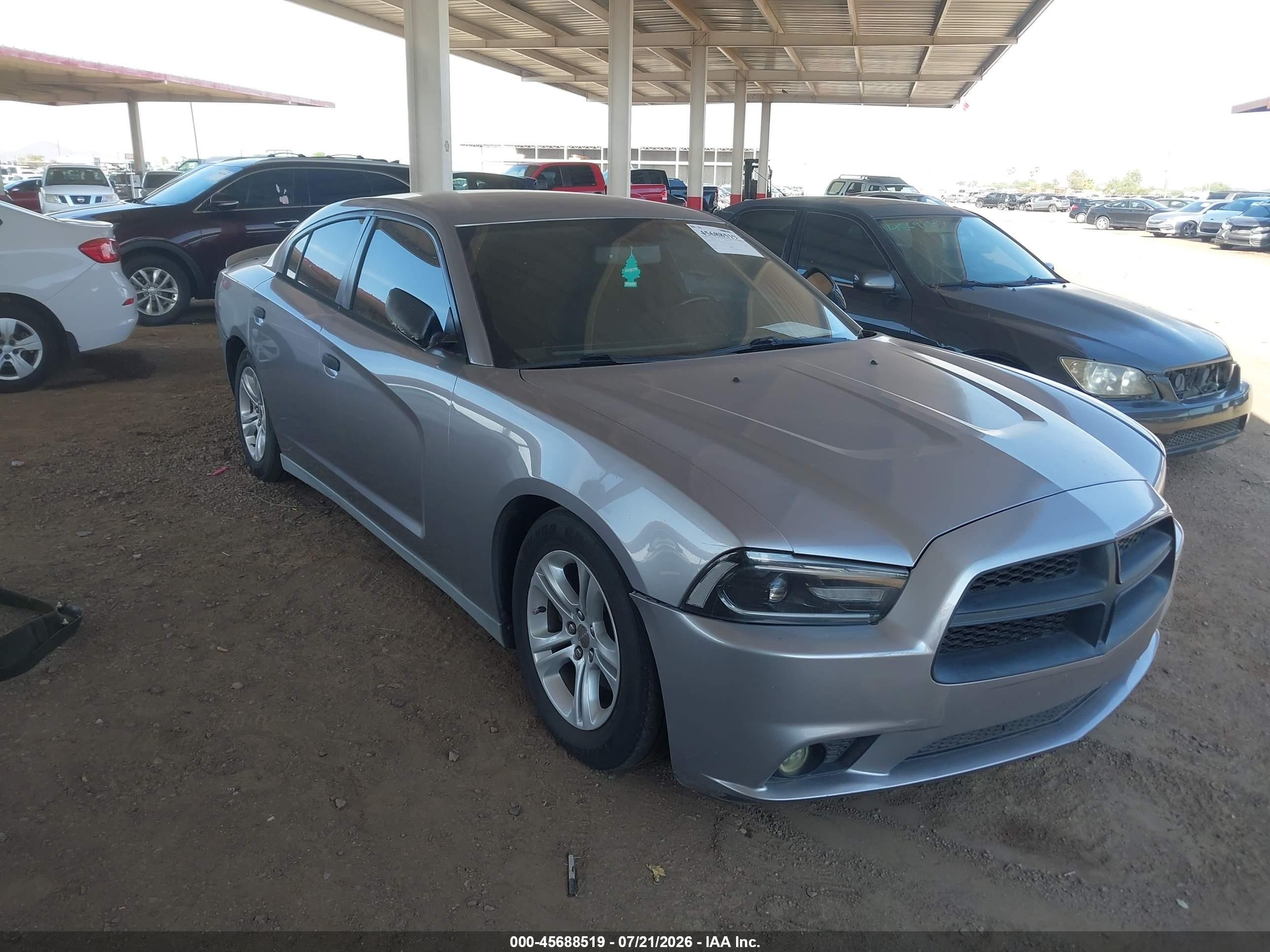 2014 Dodge Charger Se Gray vin: 2C3CDXBG5EH233335
