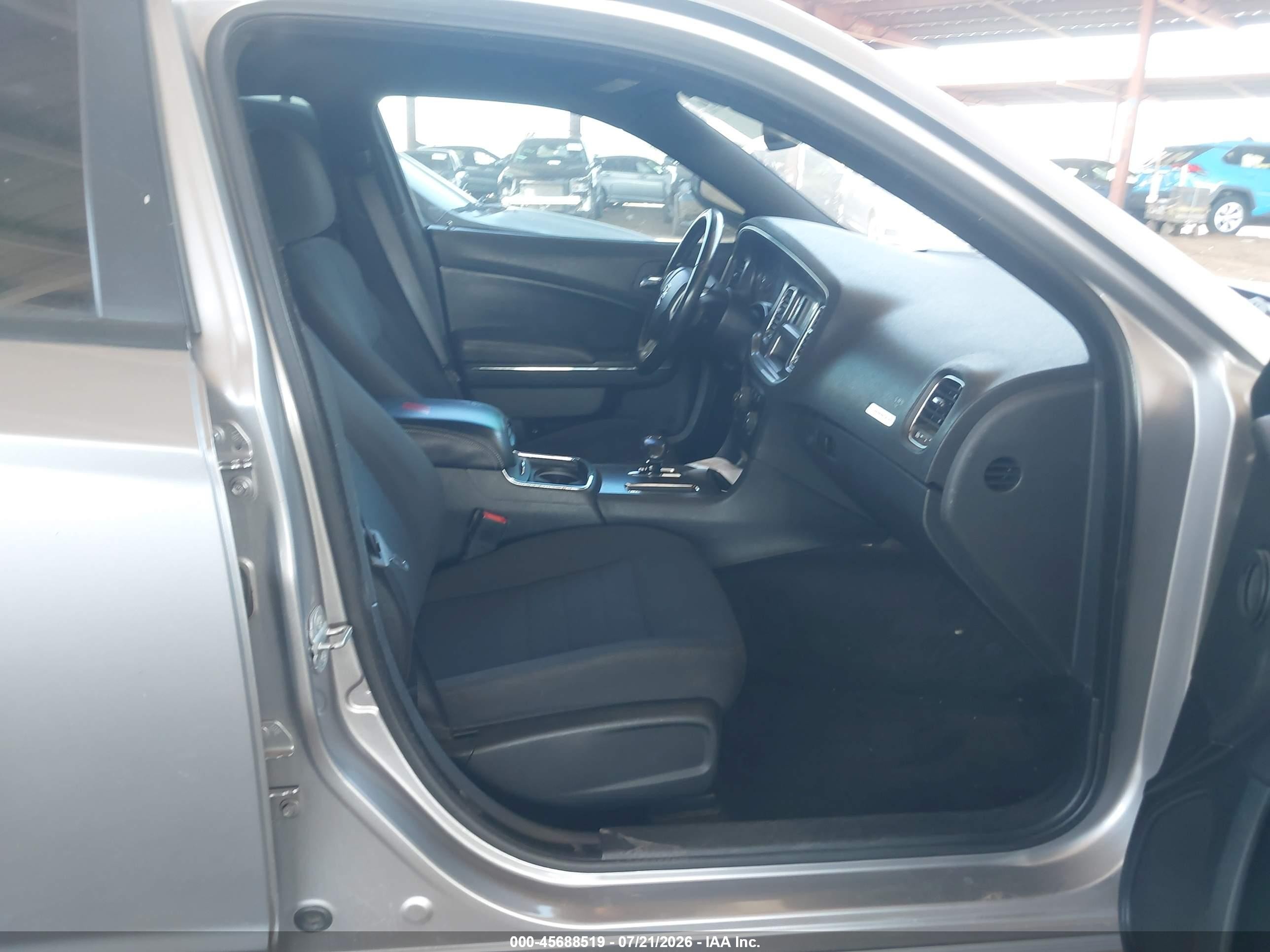 2014 Dodge Charger Se Gray vin: 2C3CDXBG5EH233335