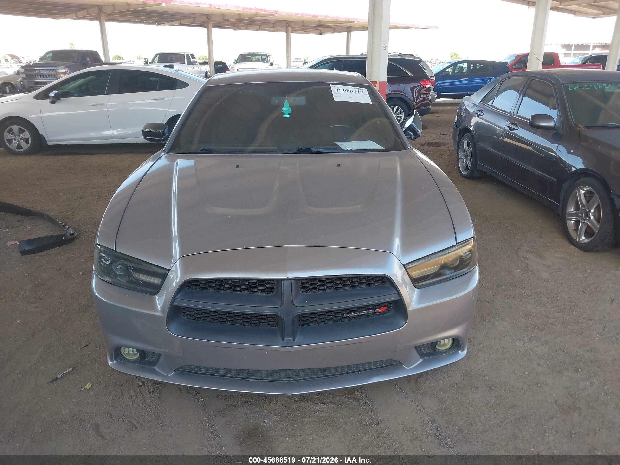 2014 Dodge Charger Se Gray vin: 2C3CDXBG5EH233335