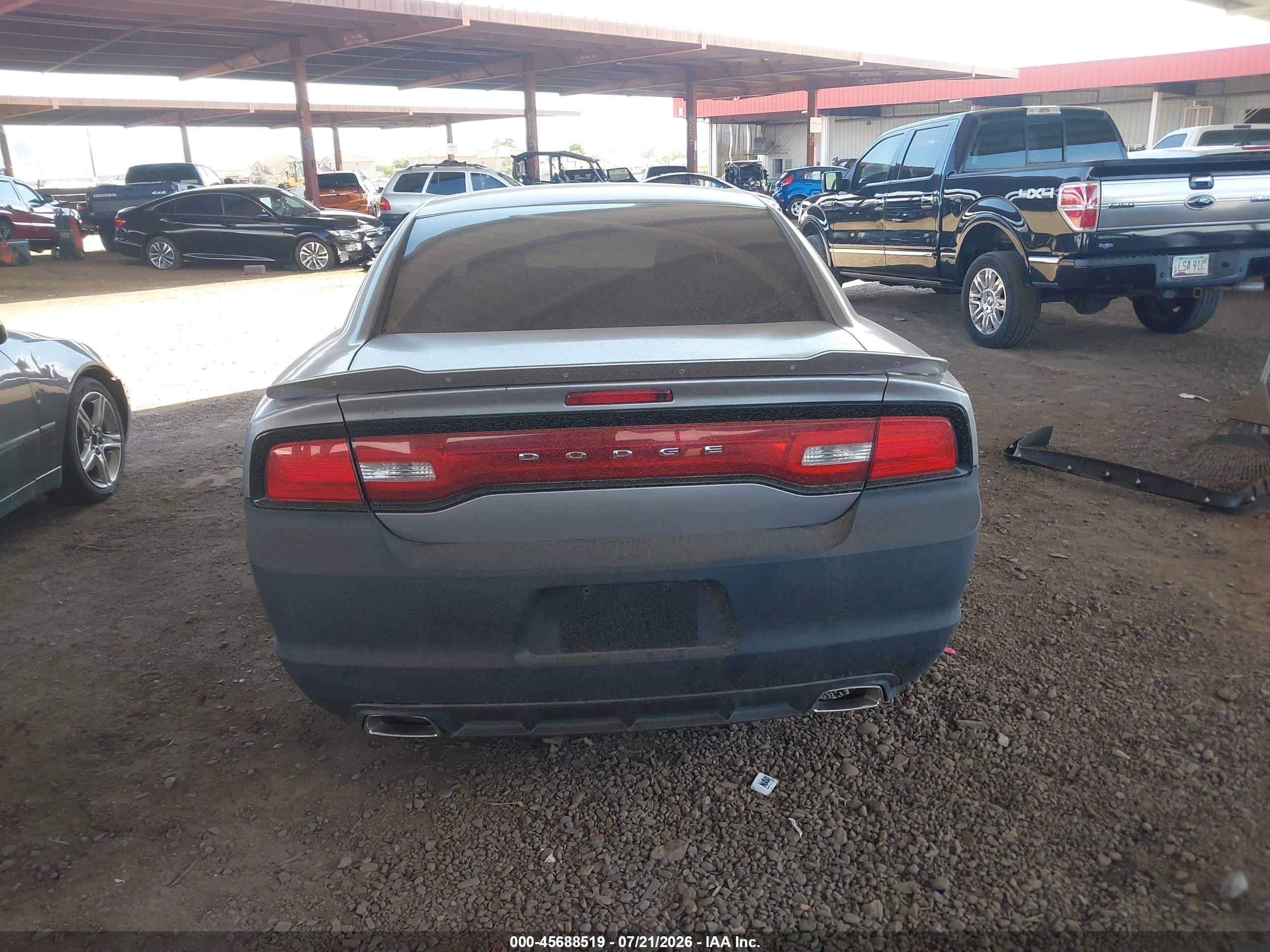 2014 Dodge Charger Se Gray vin: 2C3CDXBG5EH233335