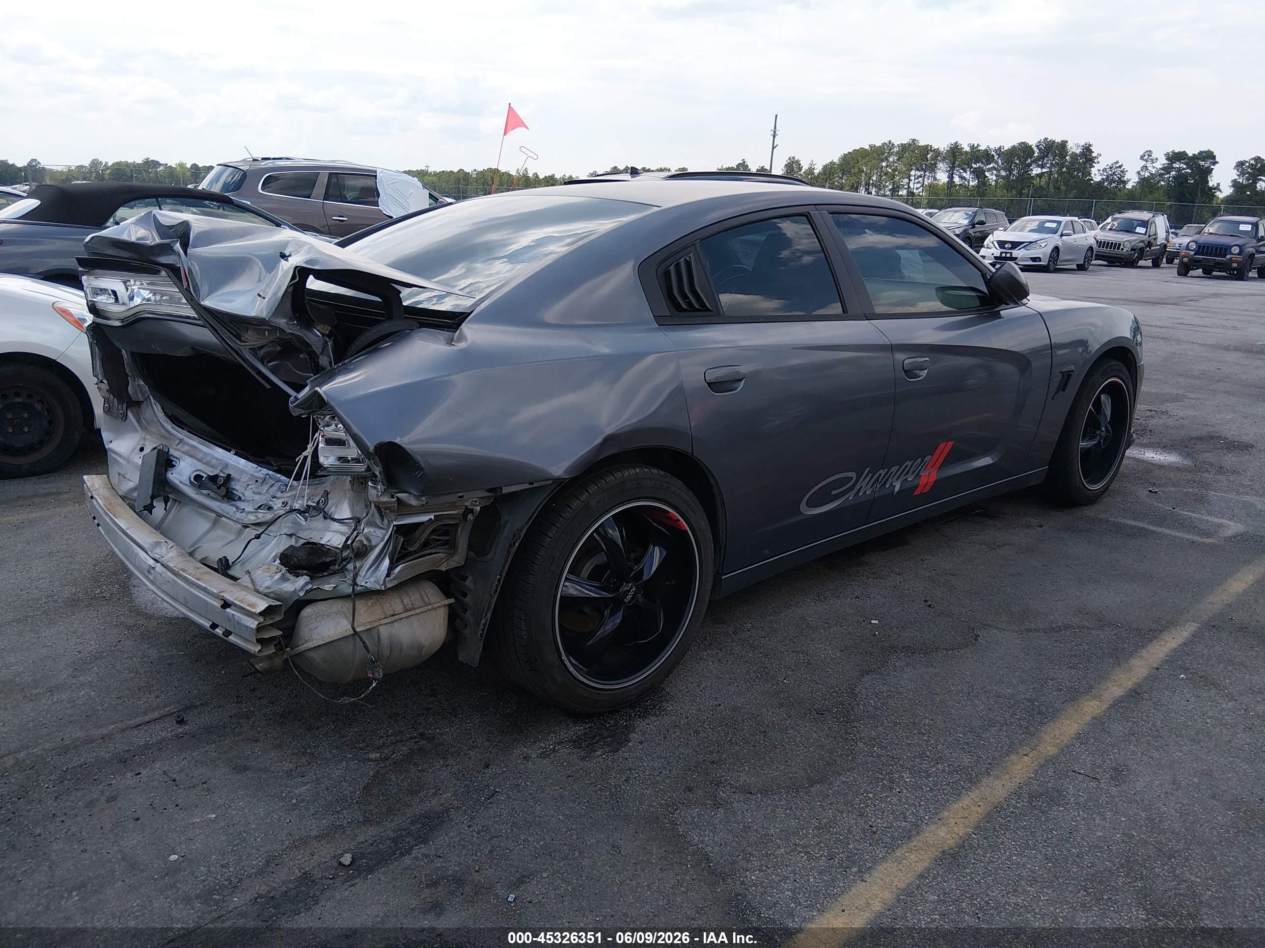 2014 Dodge Charger Se Gray vin: 2C3CDXBG5EH243119