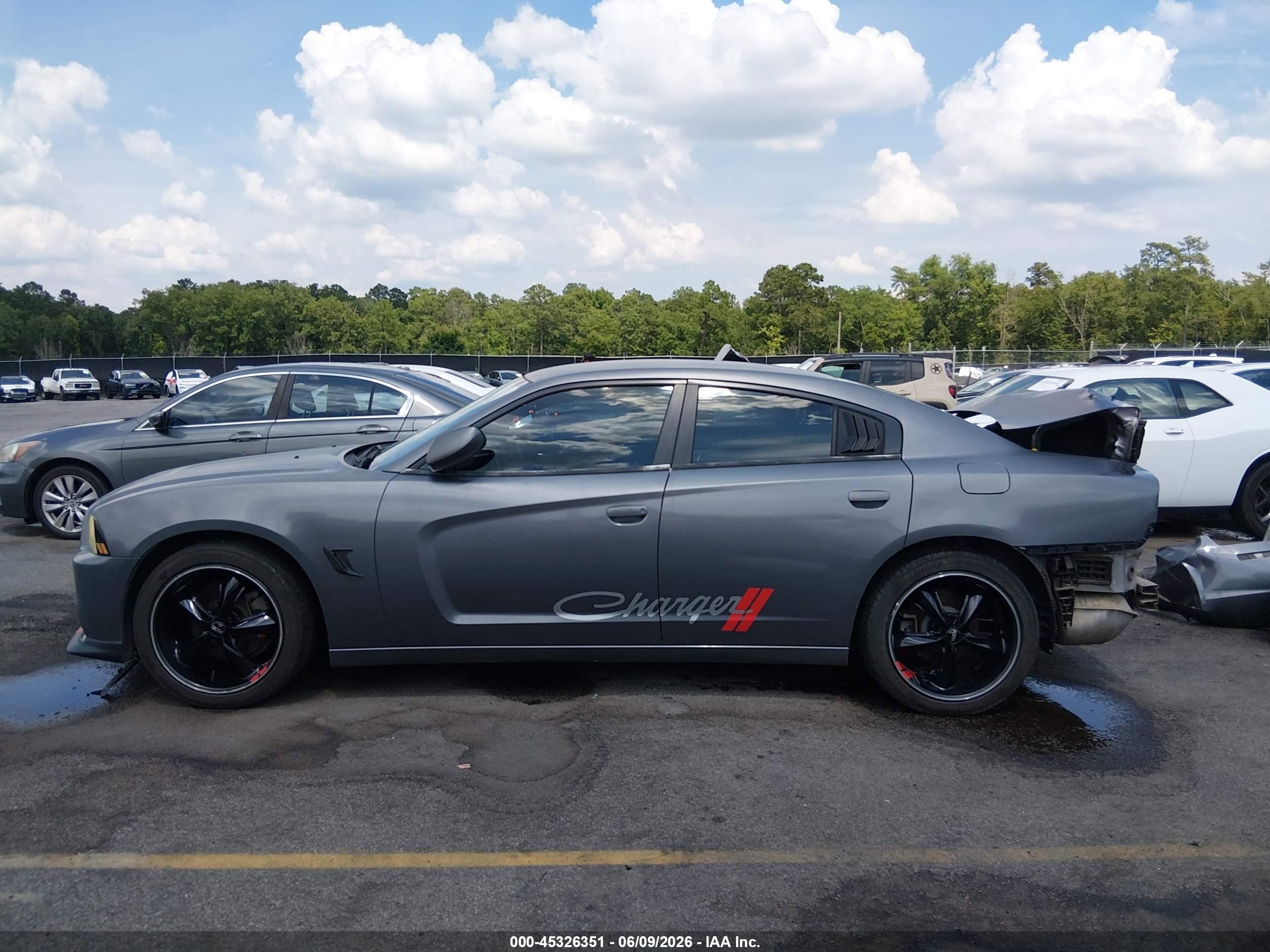 2014 Dodge Charger Se Gray vin: 2C3CDXBG5EH243119