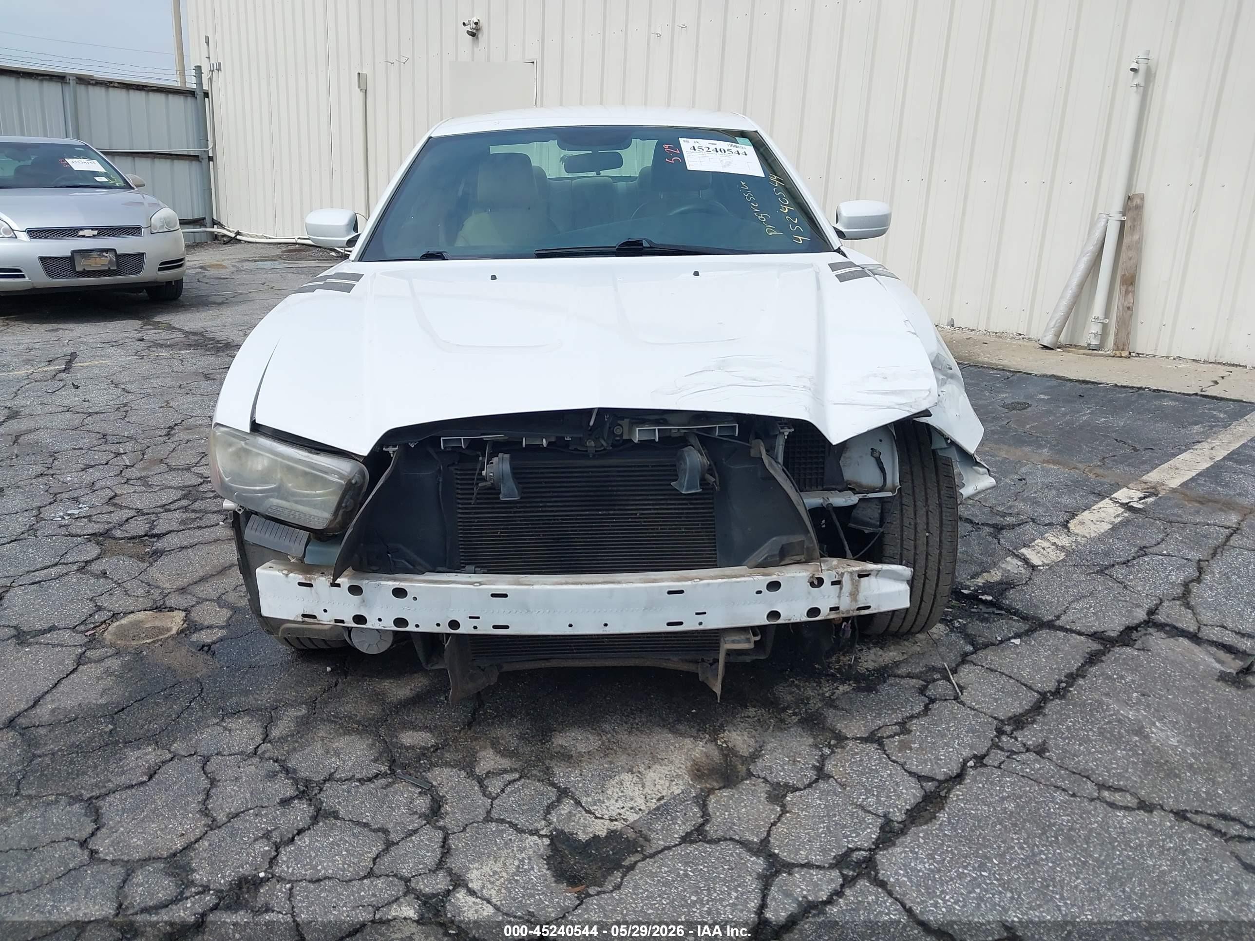 2014 Dodge Charger Se White vin: 2C3CDXBG5EH265475