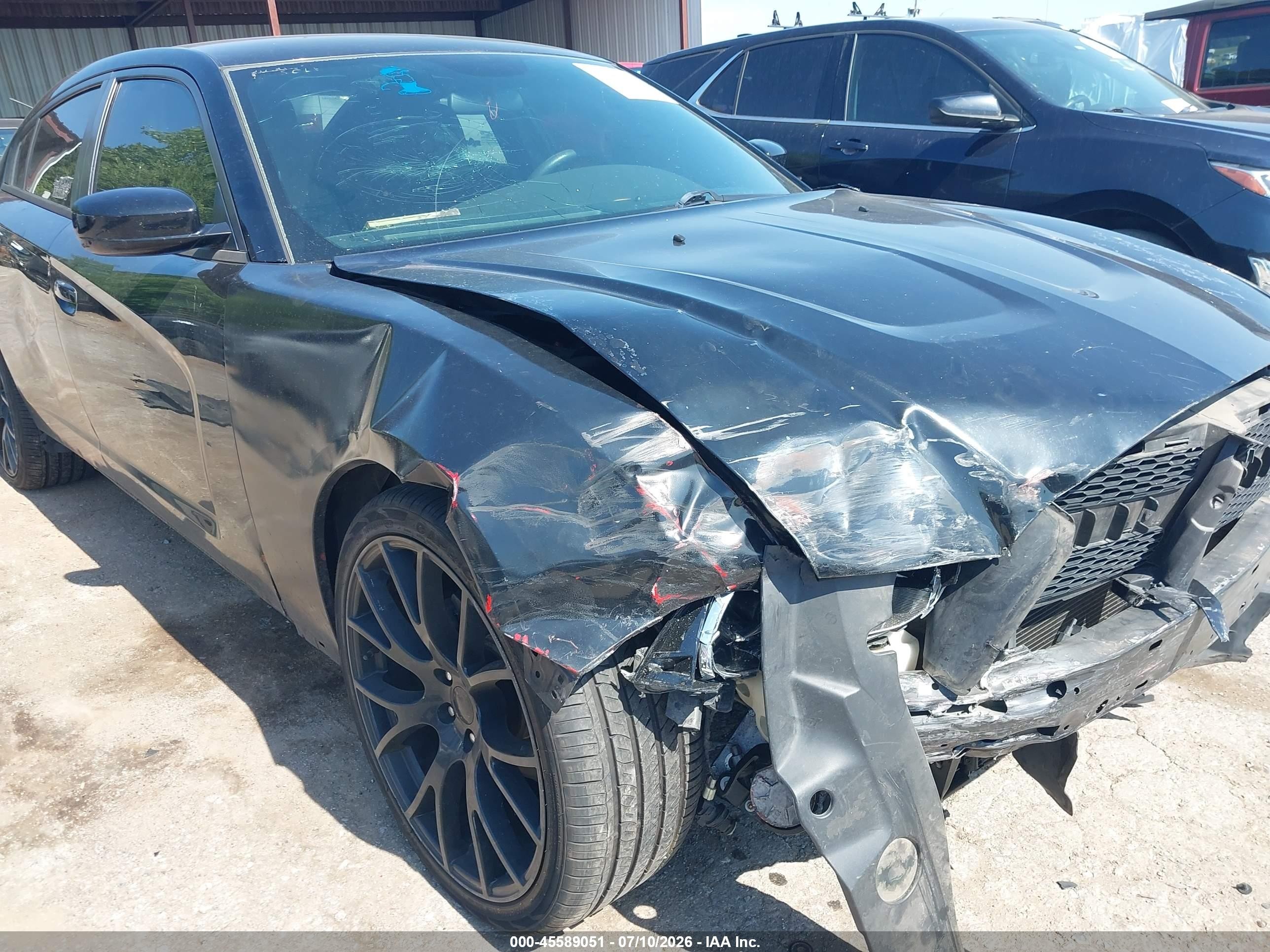 2014 Dodge Charger Se Black vin: 2C3CDXBG5EH268070