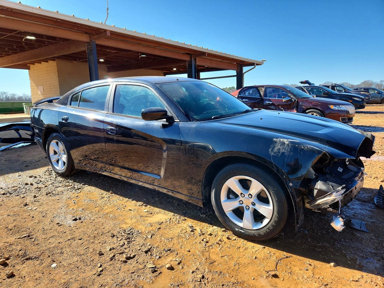 2014 Dodge Charger Se Black vin: 2C3CDXBG5EH284432