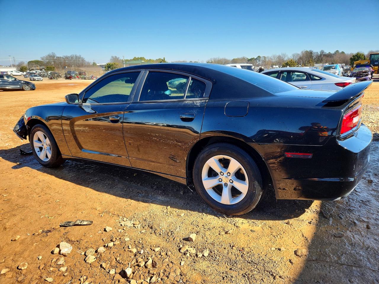 2014 Dodge Charger Se Black vin: 2C3CDXBG5EH284432