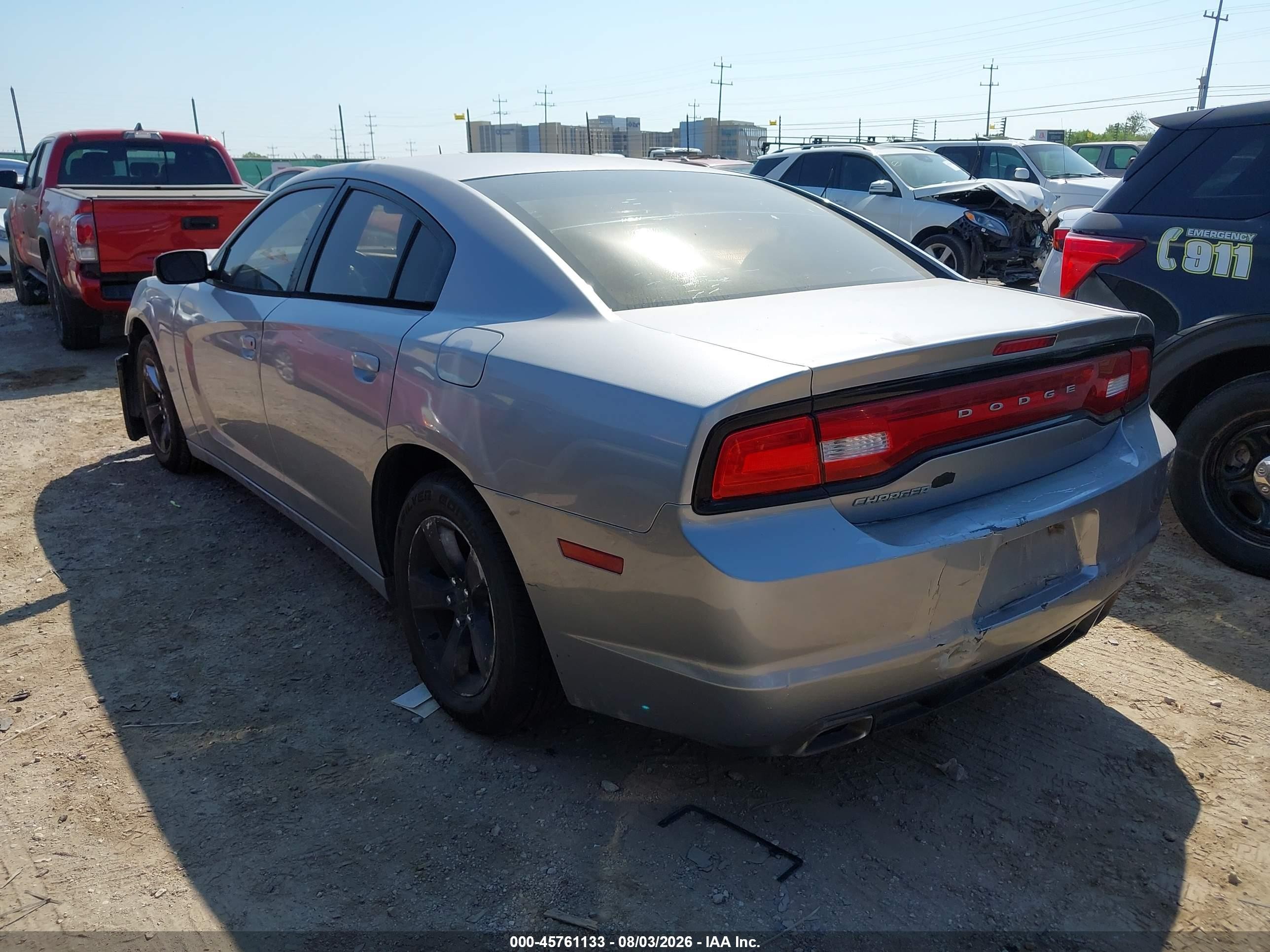 2014 Dodge Charger Se Gray vin: 2C3CDXBG5EH284589