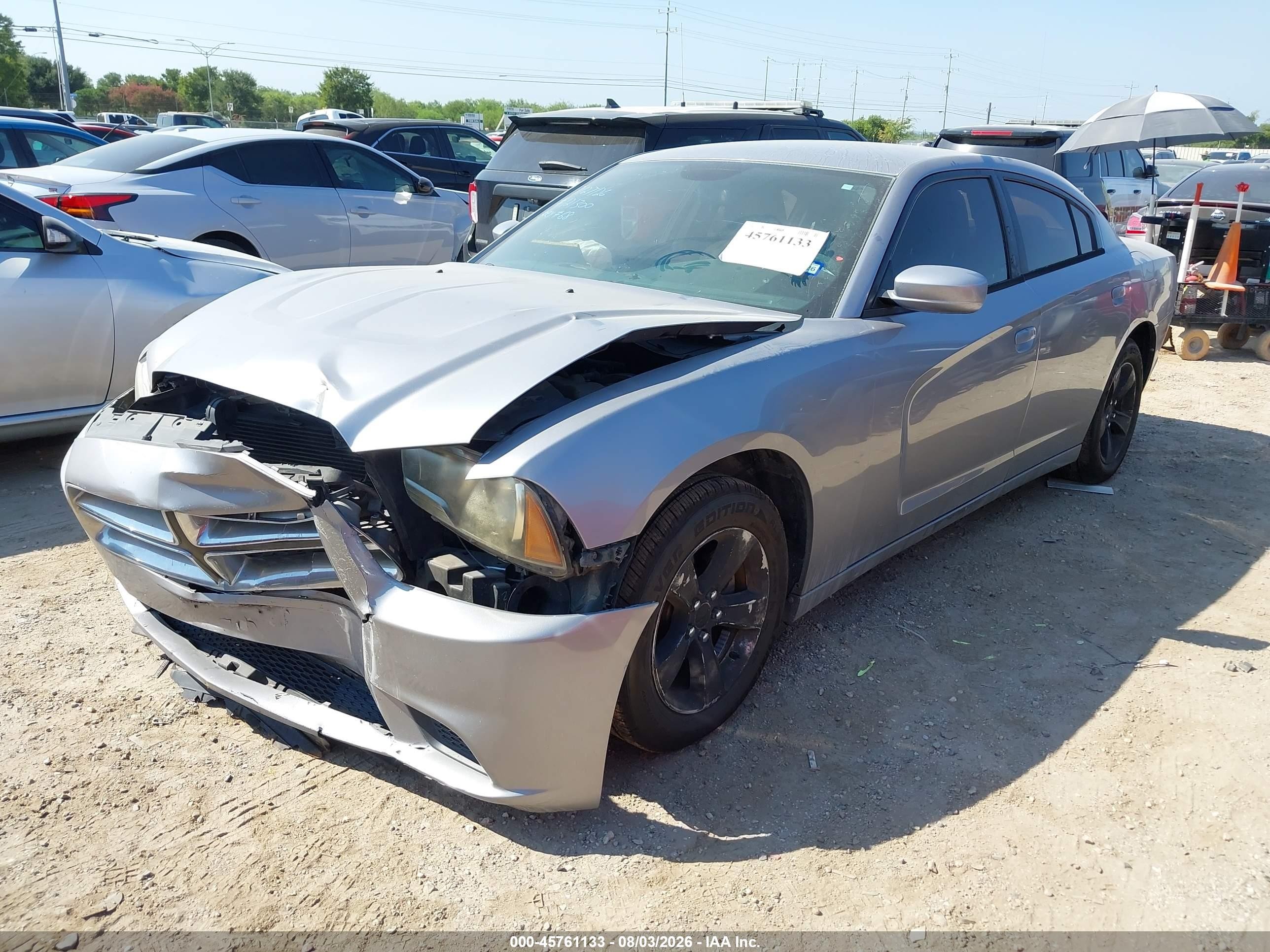 2014 Dodge Charger Se Gray vin: 2C3CDXBG5EH284589