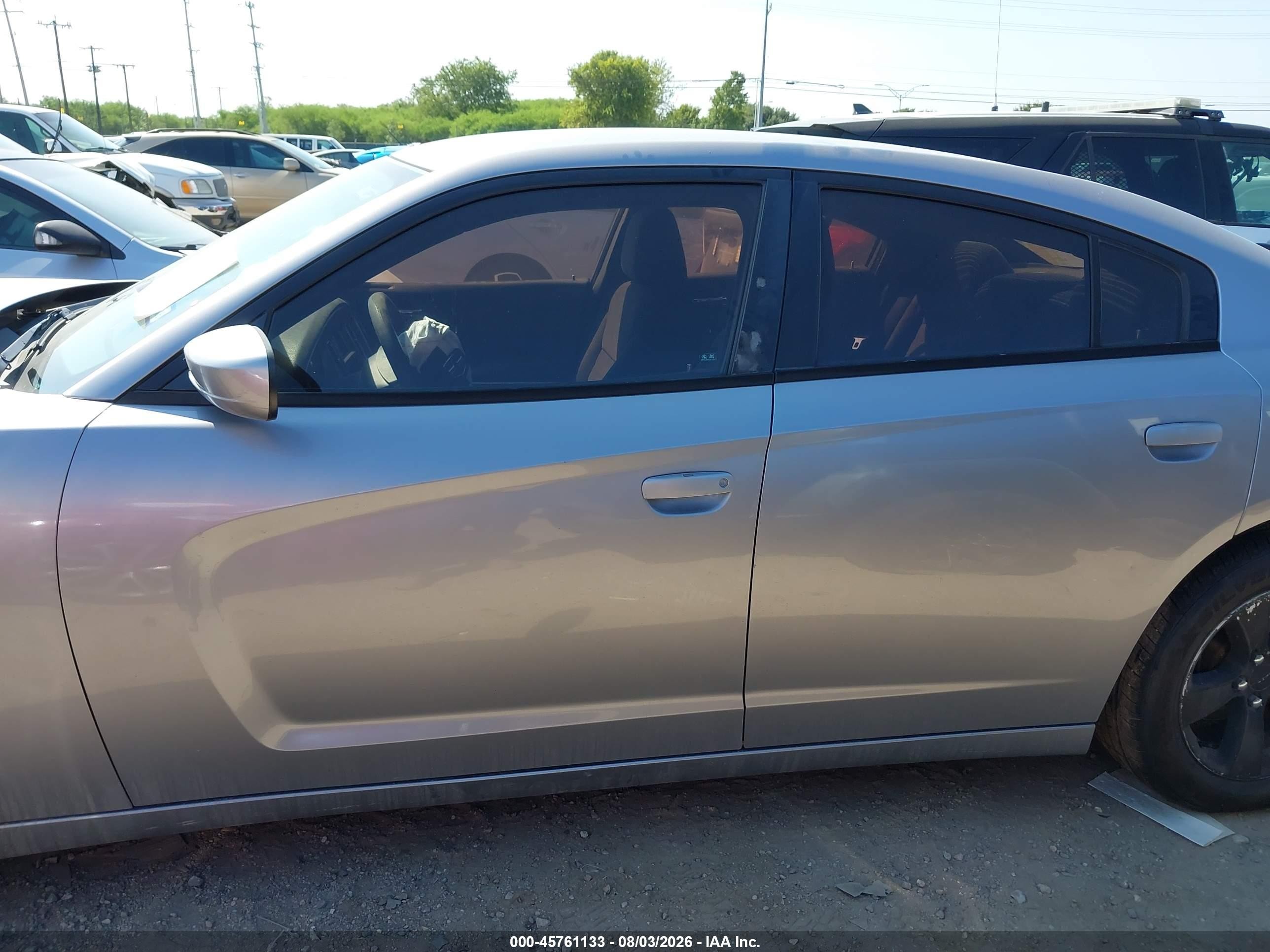 2014 Dodge Charger Se Gray vin: 2C3CDXBG5EH284589
